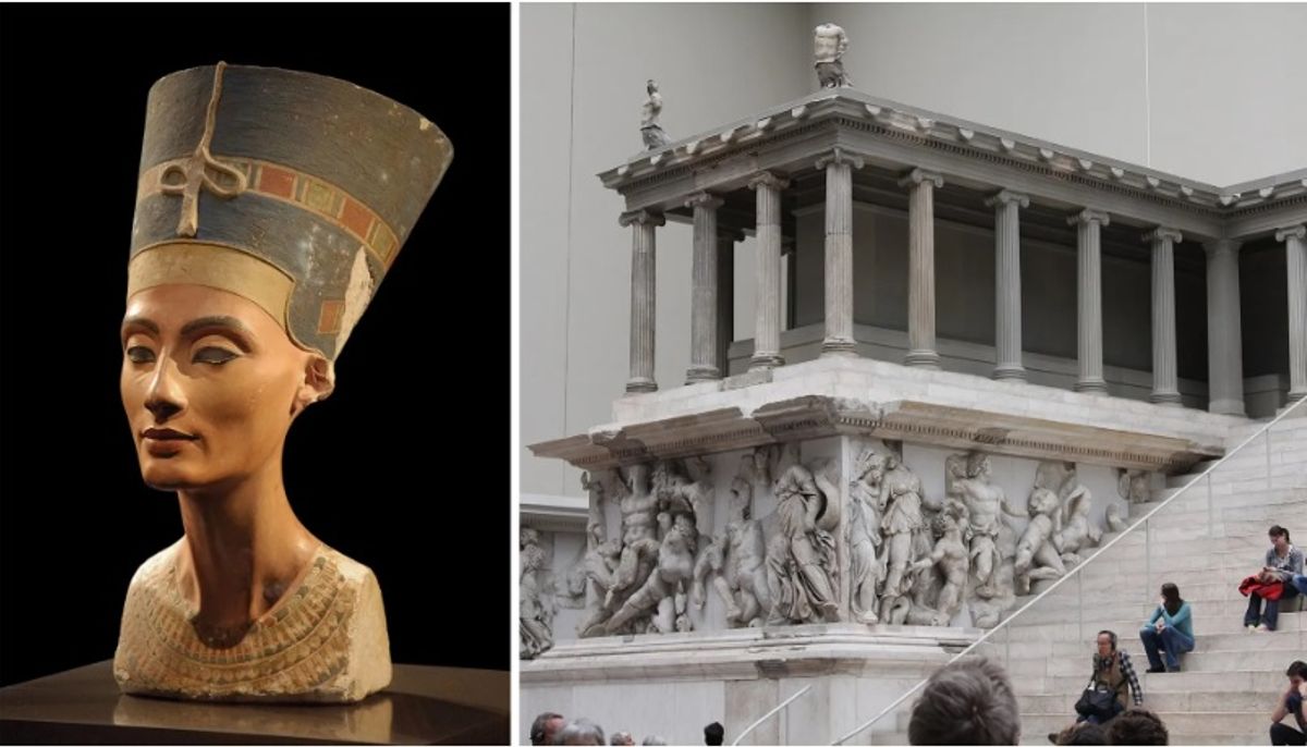 Nefertiti: Philip Pikart; Altar: Tilemahos Efthimiadis