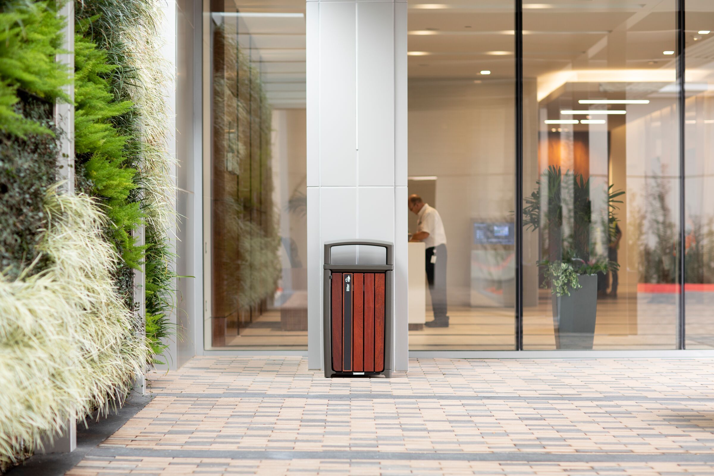 Cordia Litter & Recycling Receptacle