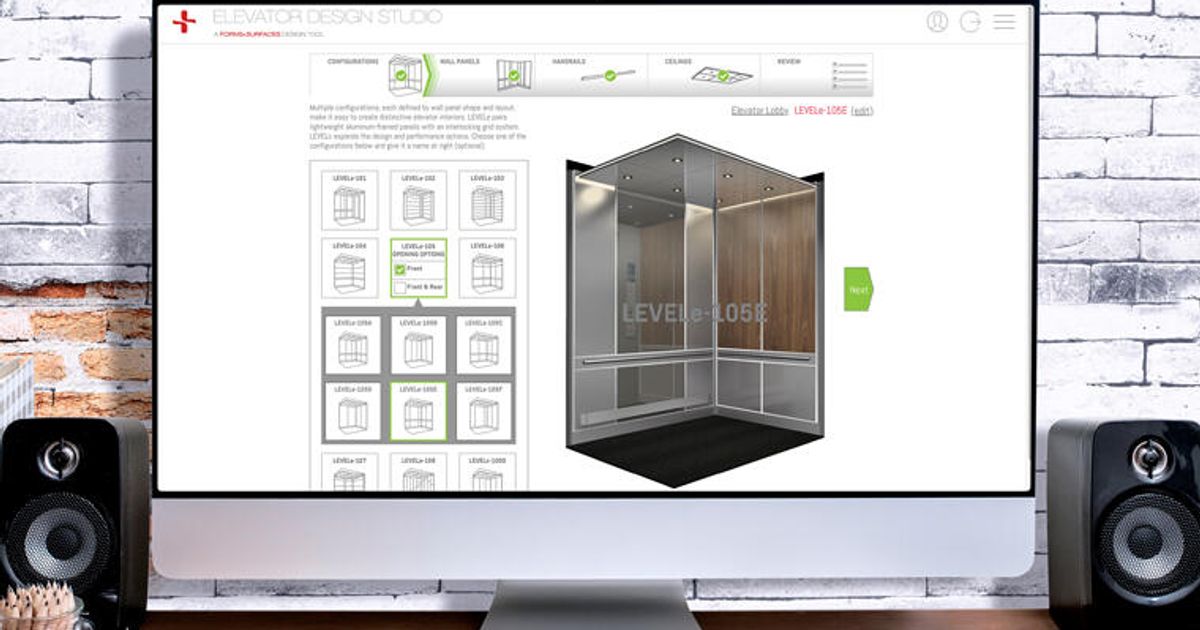 Elevator Design Software Forms+Surfaces: NEW Elevator Design Studio 3.0 Packs a Lot of Punch