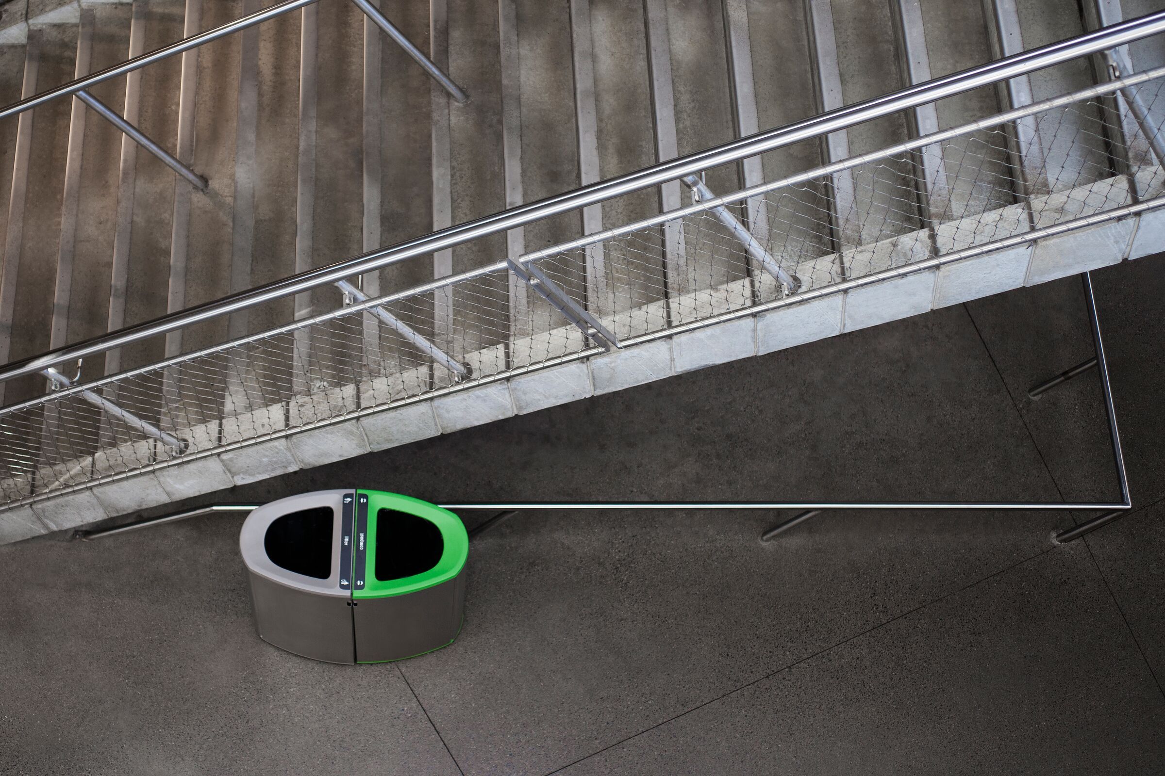 Axis Litter & Recycling Receptacle