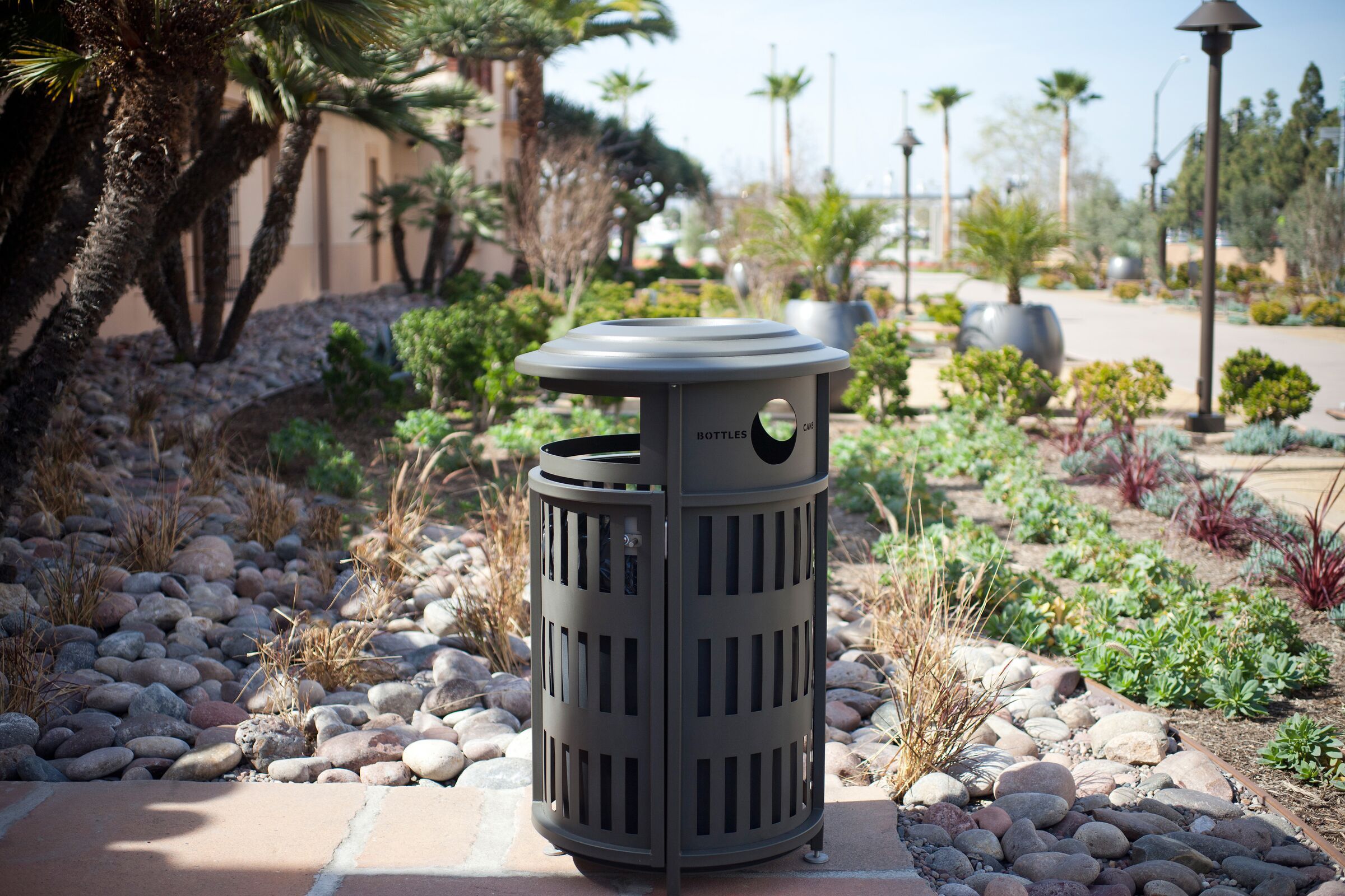 Urban Renaissance Litter & Recycling Receptacle
