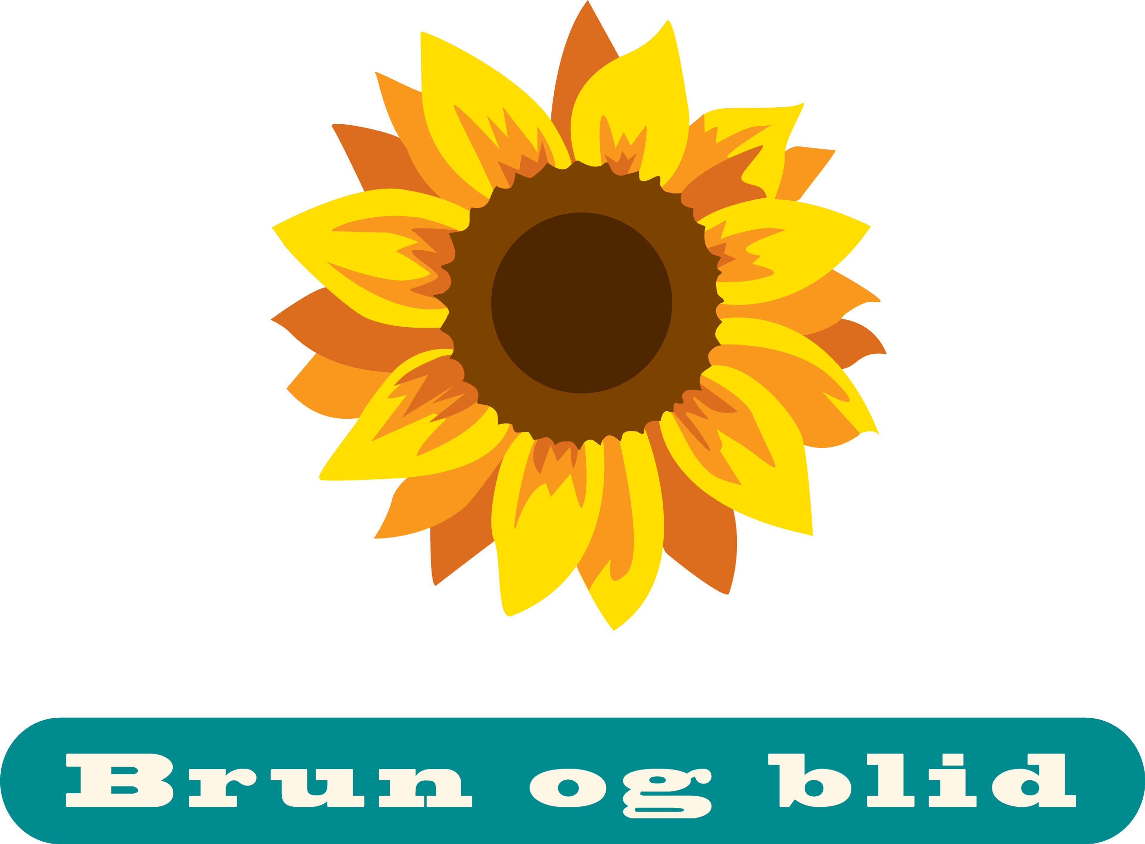 Brun og blid. Logo.