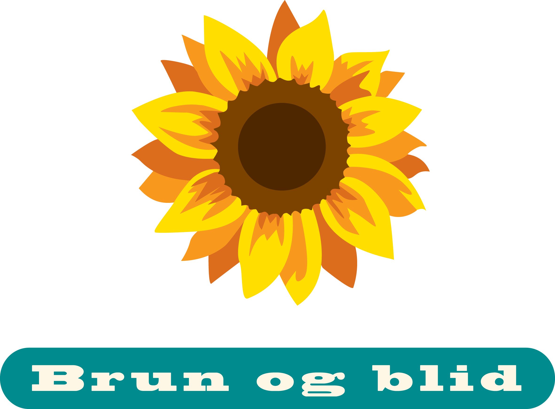 Brun og blid. Logo.