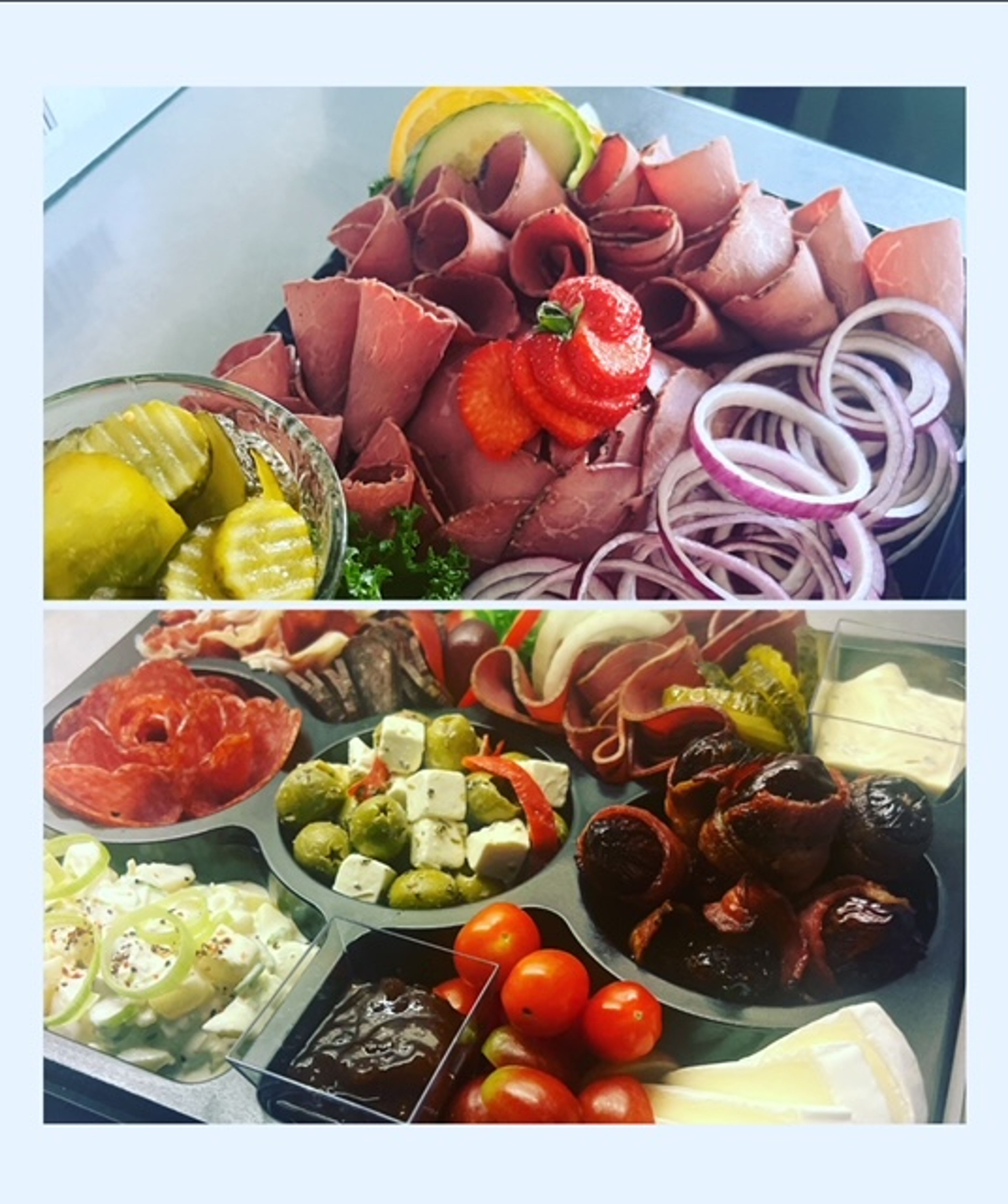 Bilde av tapasbrett og roastbeef