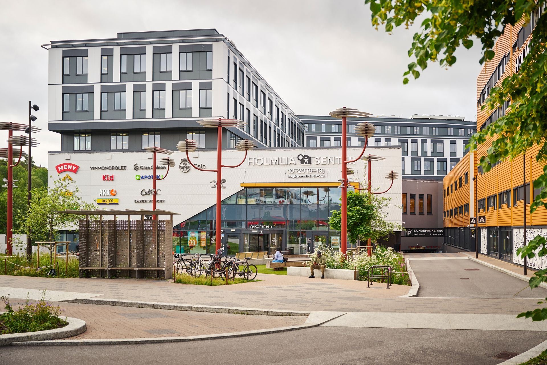 Holmlia Senter fasade.