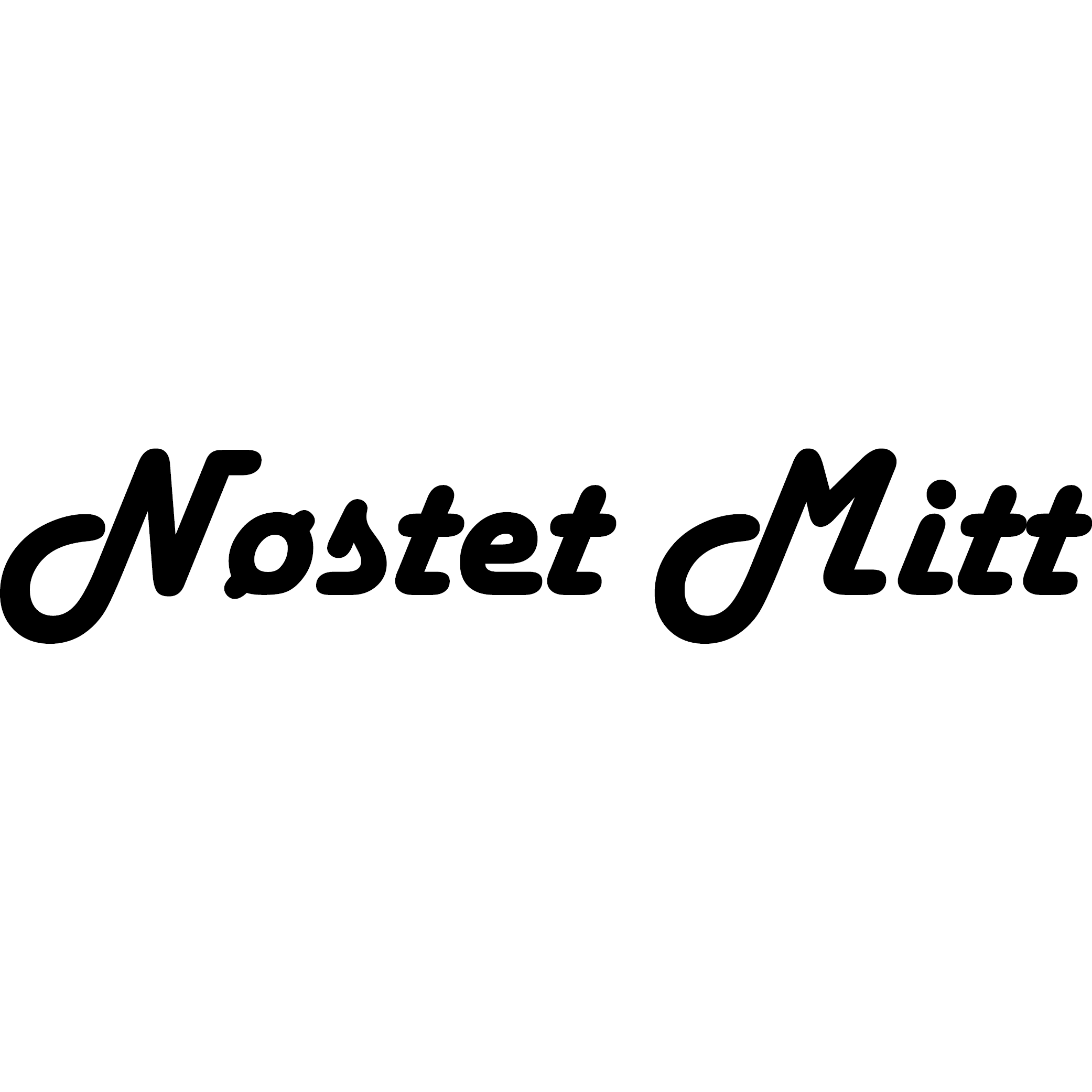 Nøstet Mitt. Logo.