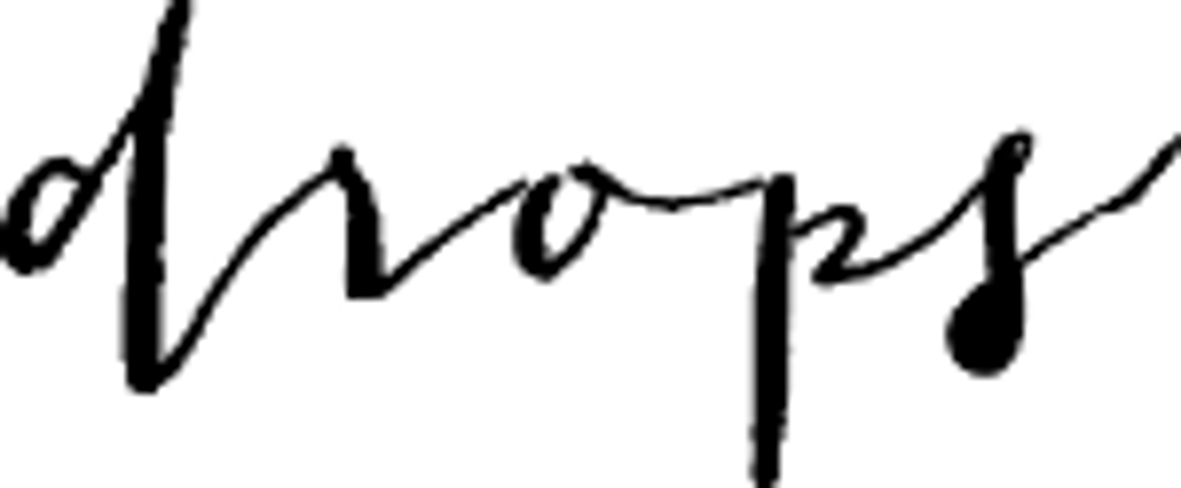 Drops. Logo.