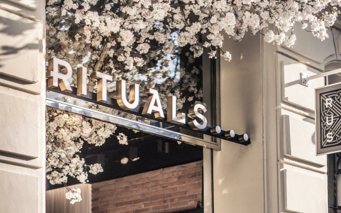 Innganspartiet til en av Rituals butikker. Foto.