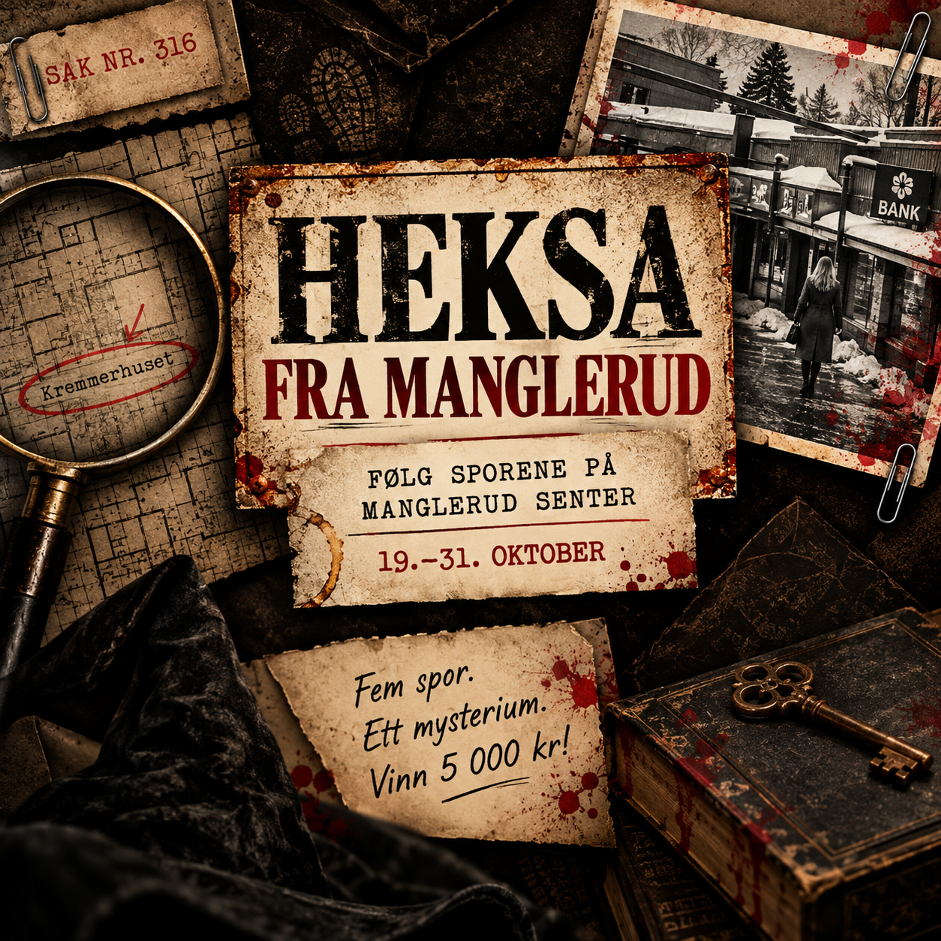 Bilde av materiell fra "Heksa fra Manglerud"
