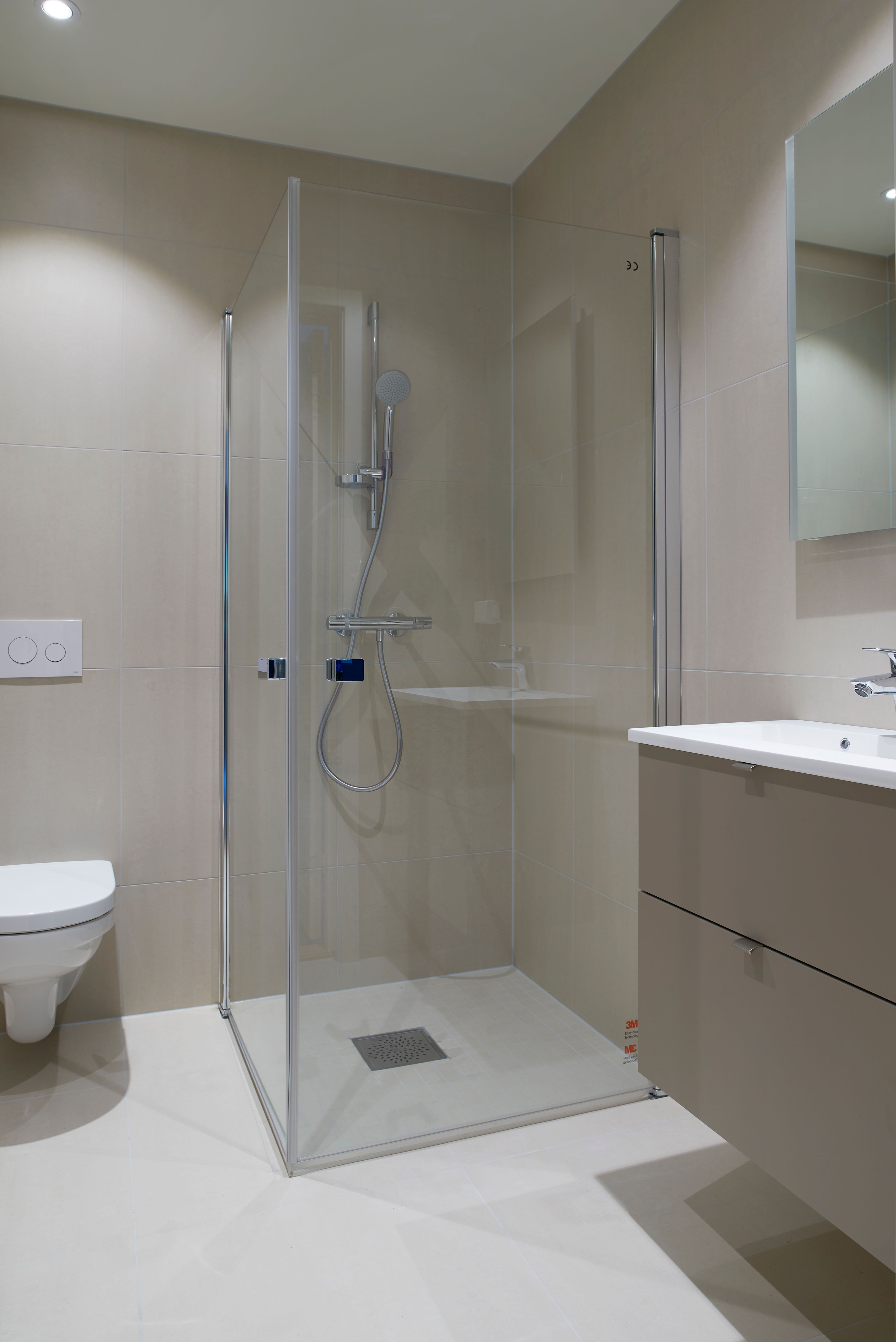 Foto av bad 2 i enebolig bygget av OBOS Block Watne Eneboliger i Heggedal i Asker