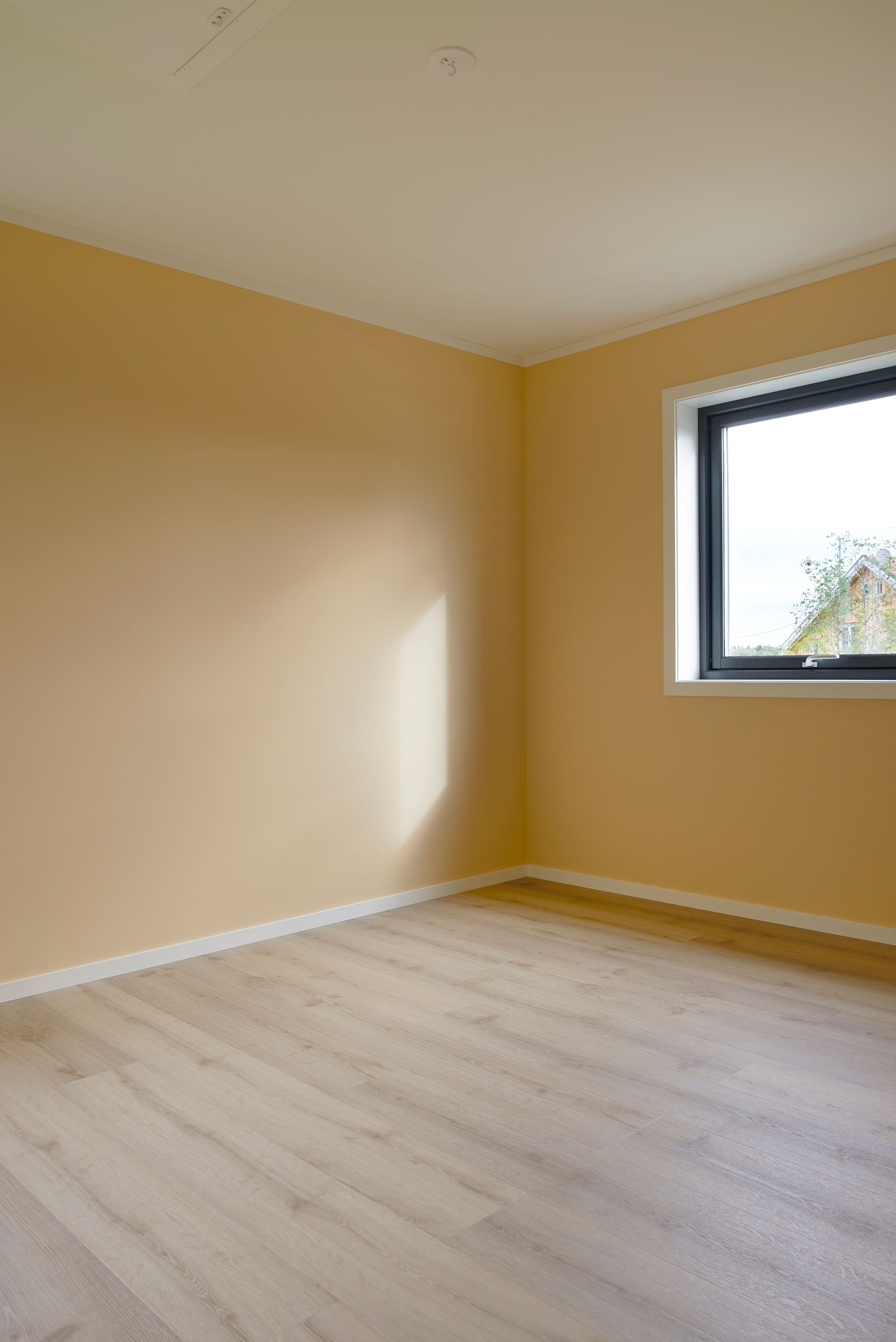 Foto av soverom i enebolig bygget av OBOS Block Watne Eneboliger i Heggedal i Asker