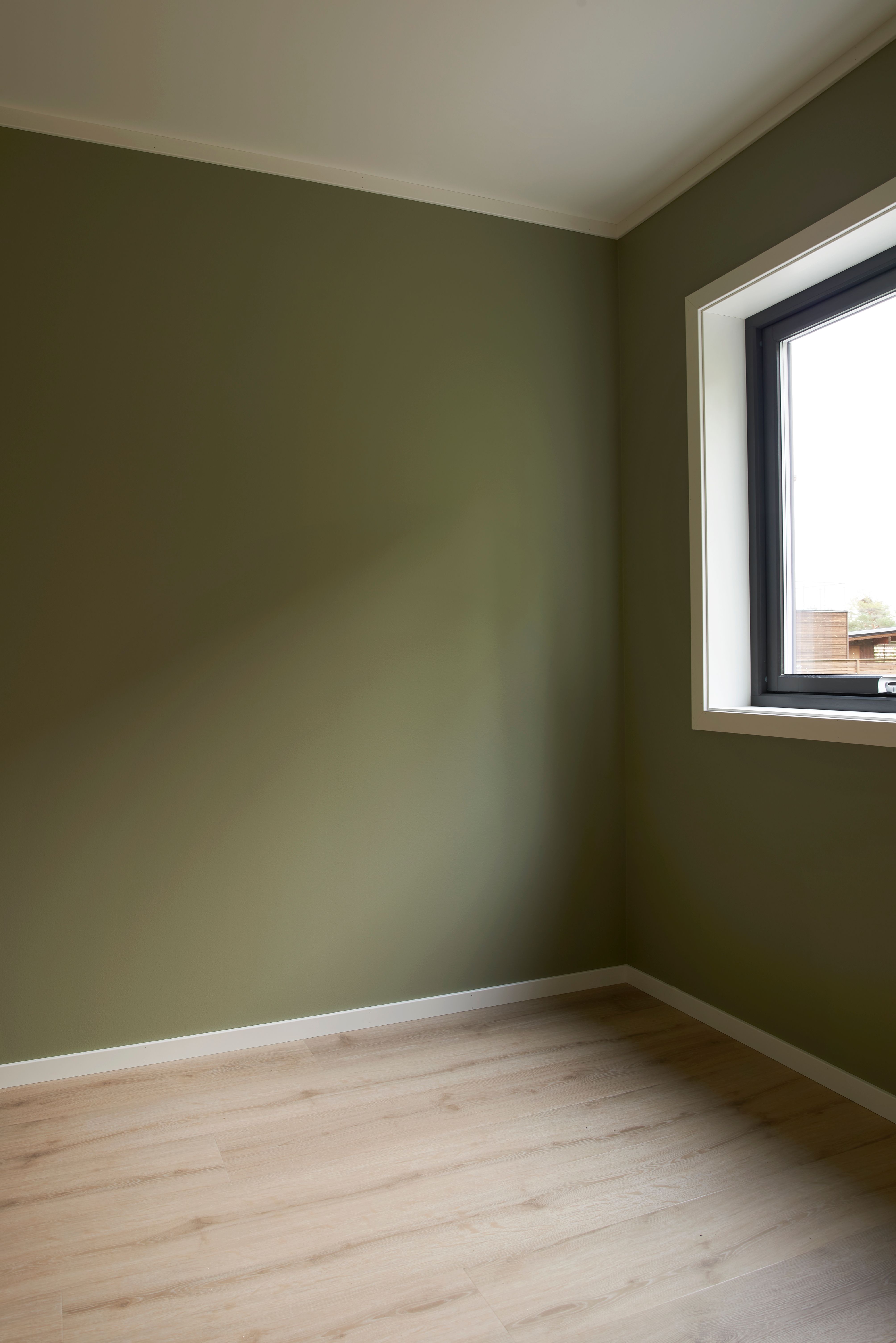 Foto av soverom i enebolig bygget av OBOS Block Watne Eneboliger i Heggedal i Asker