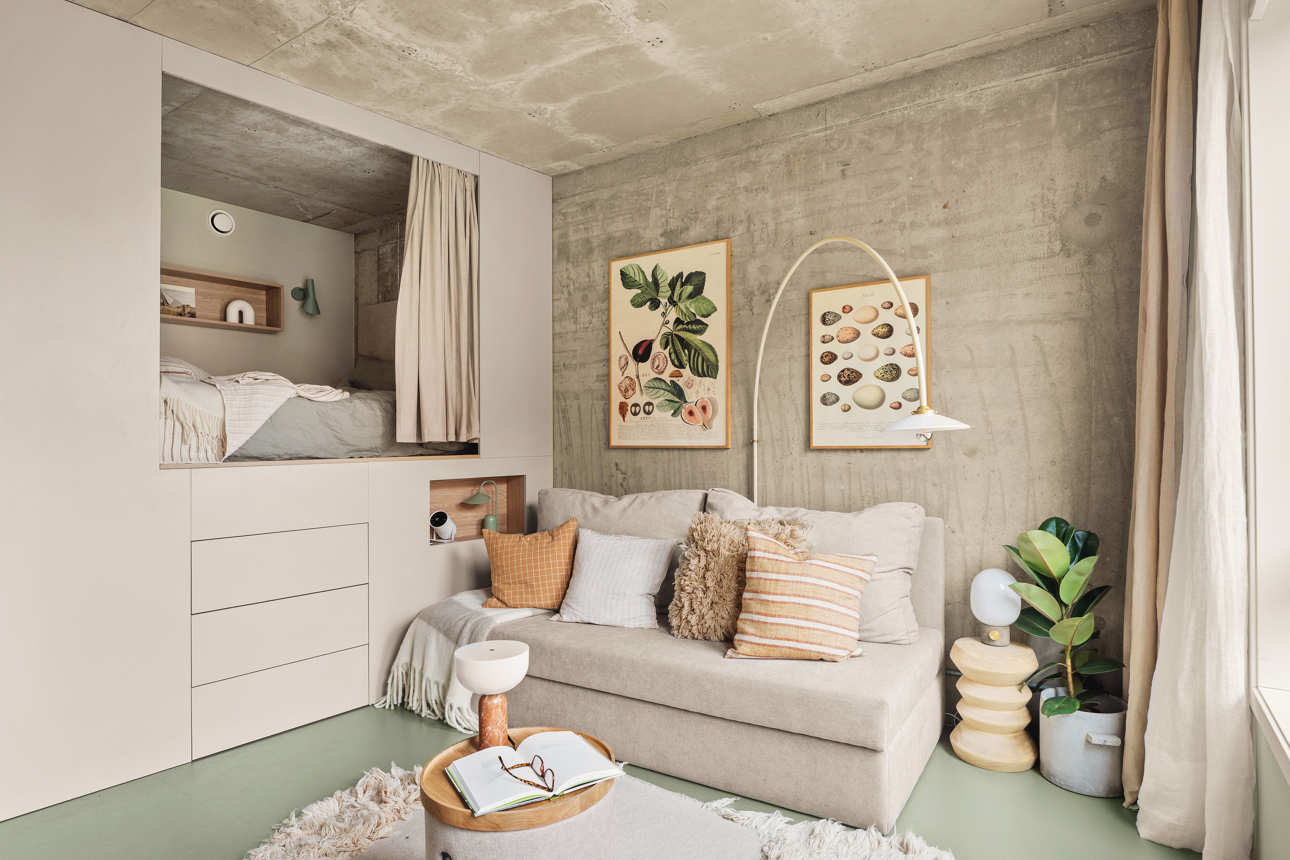 Sniktitt på de kompakte leilighetene i labben