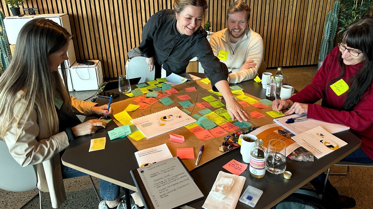 illustrasjonsbilde av innovasjonsarbeid med eggs