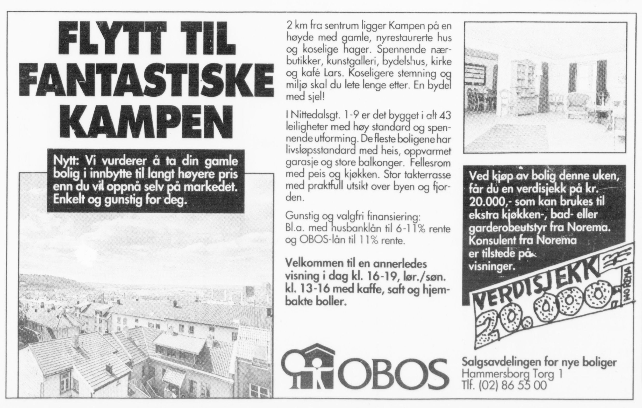 Historisk annonse fra arbeiderbladet