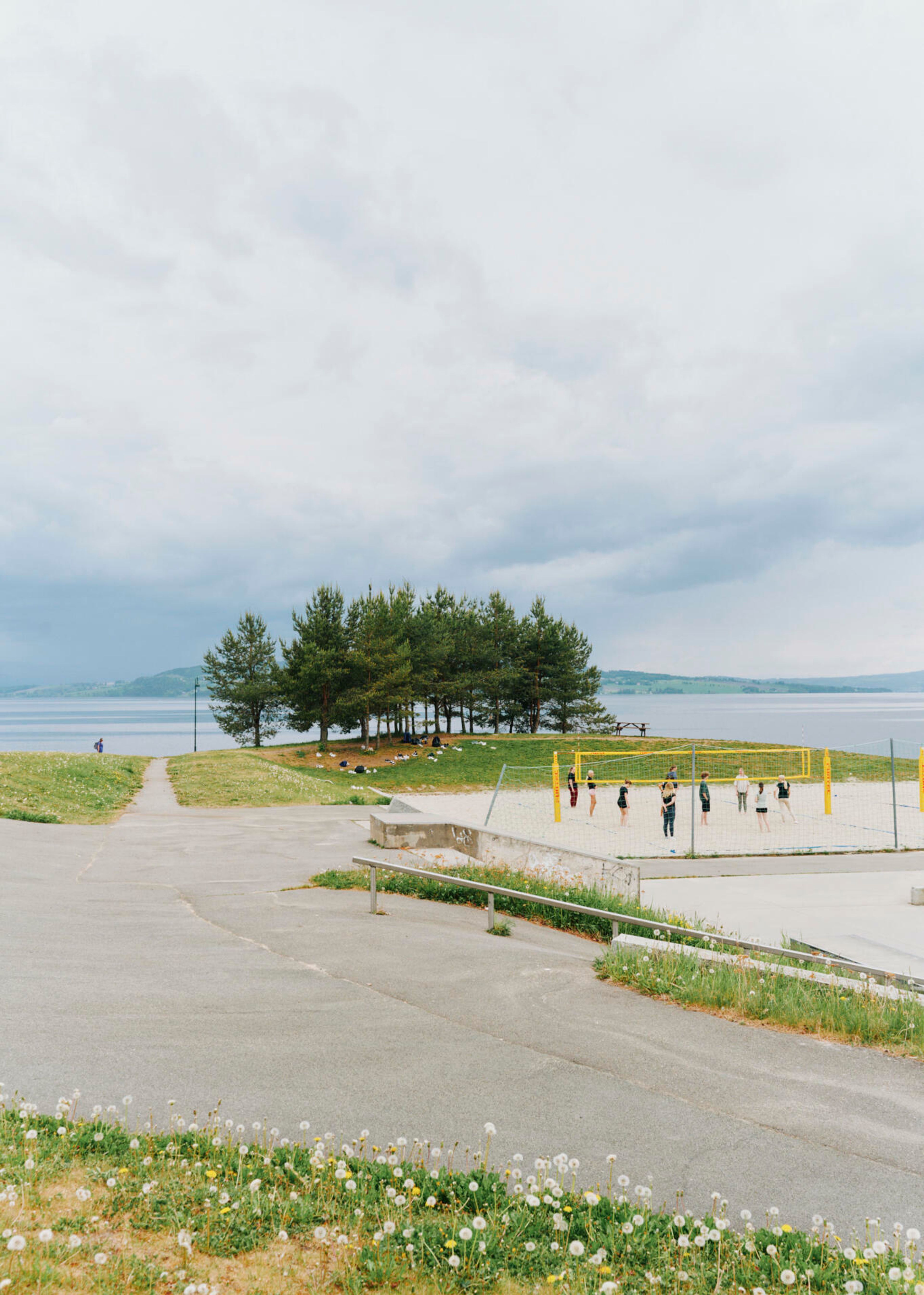 Volleyballbane på Koigen i Hamar