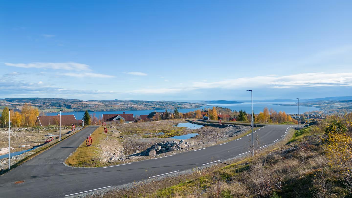 Bilde fra tomt 5, tatt 19.10.2023.