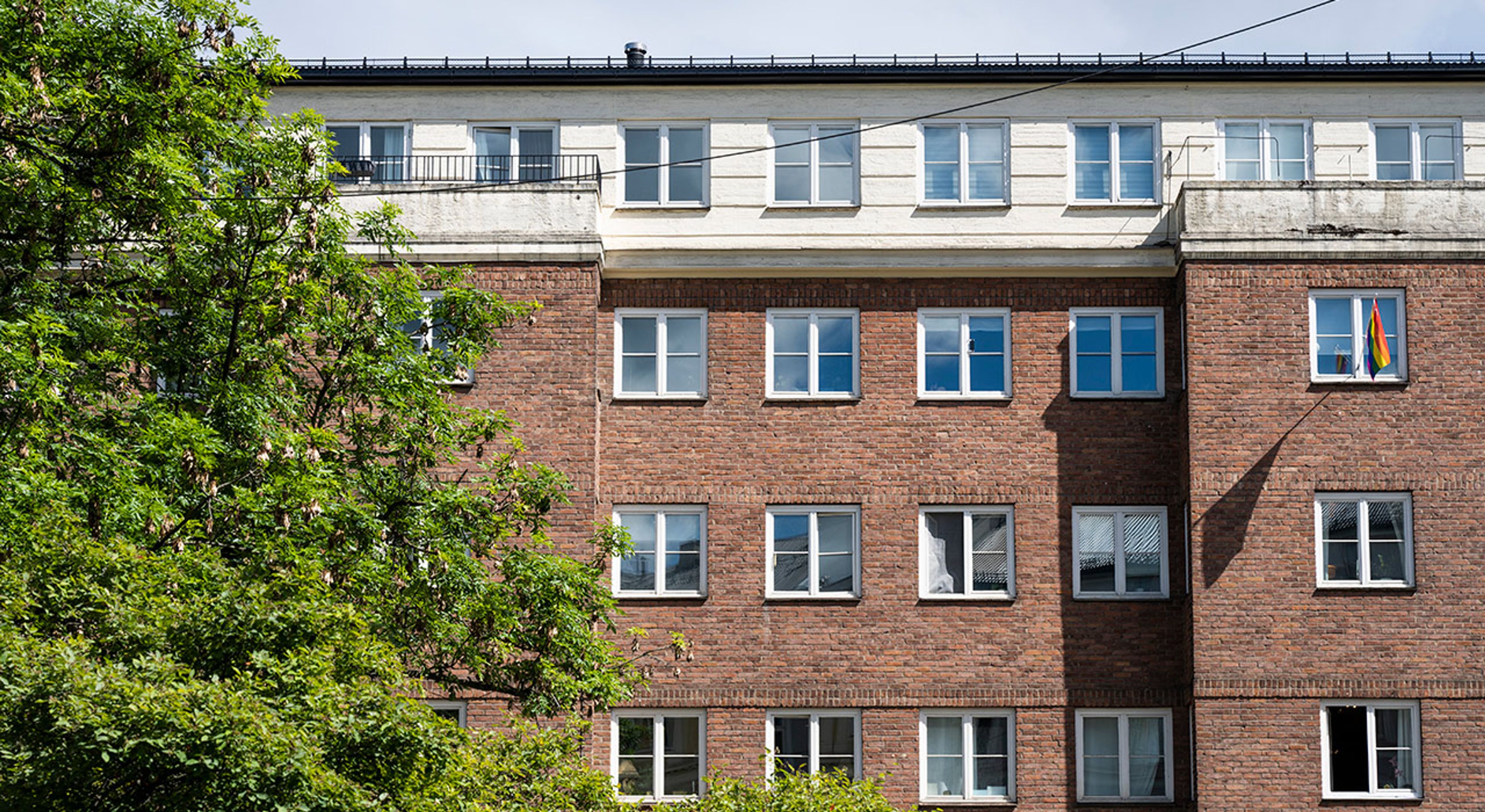 Fasadefoto av Theresgate 16.