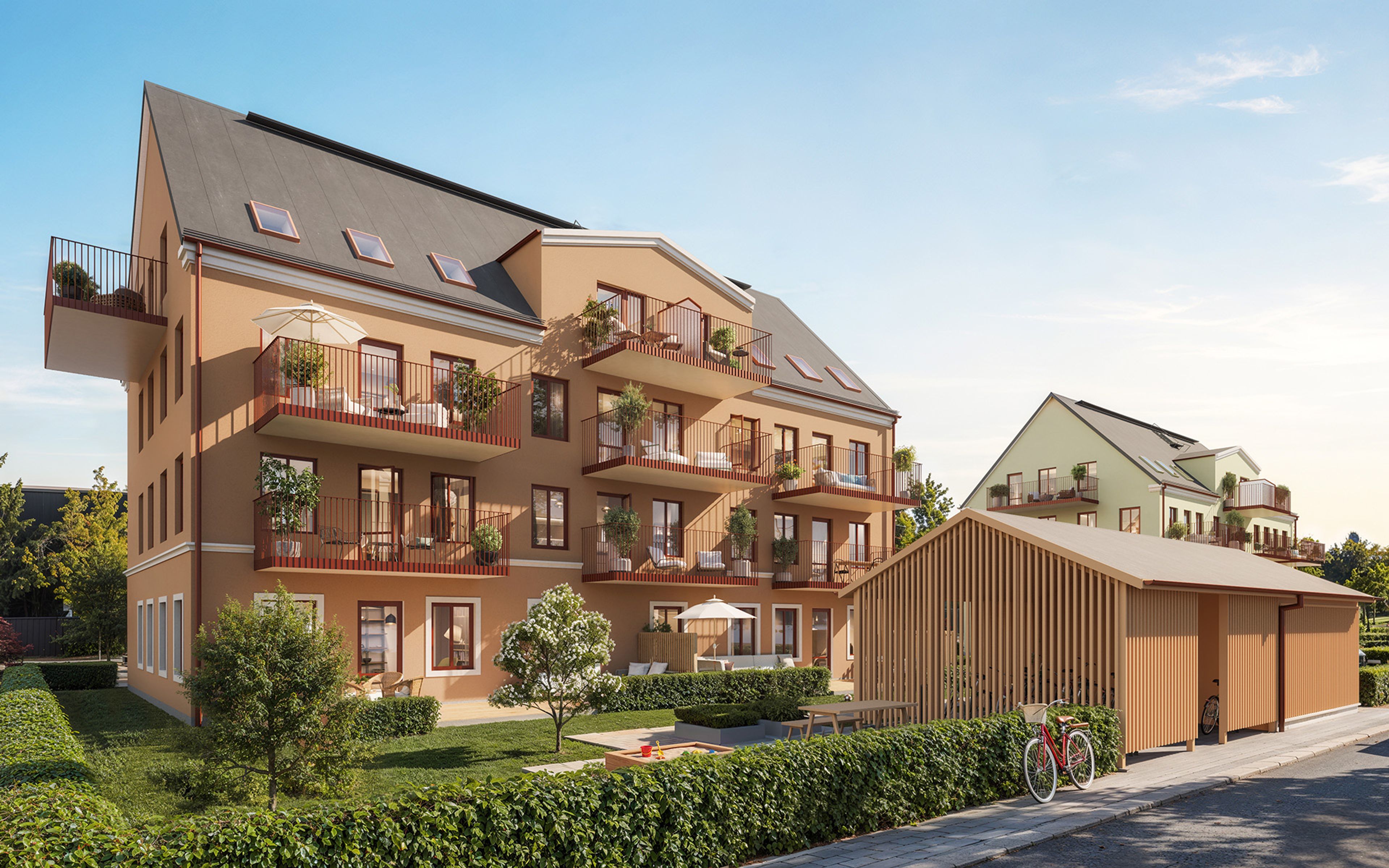 Innergård i Syrenen