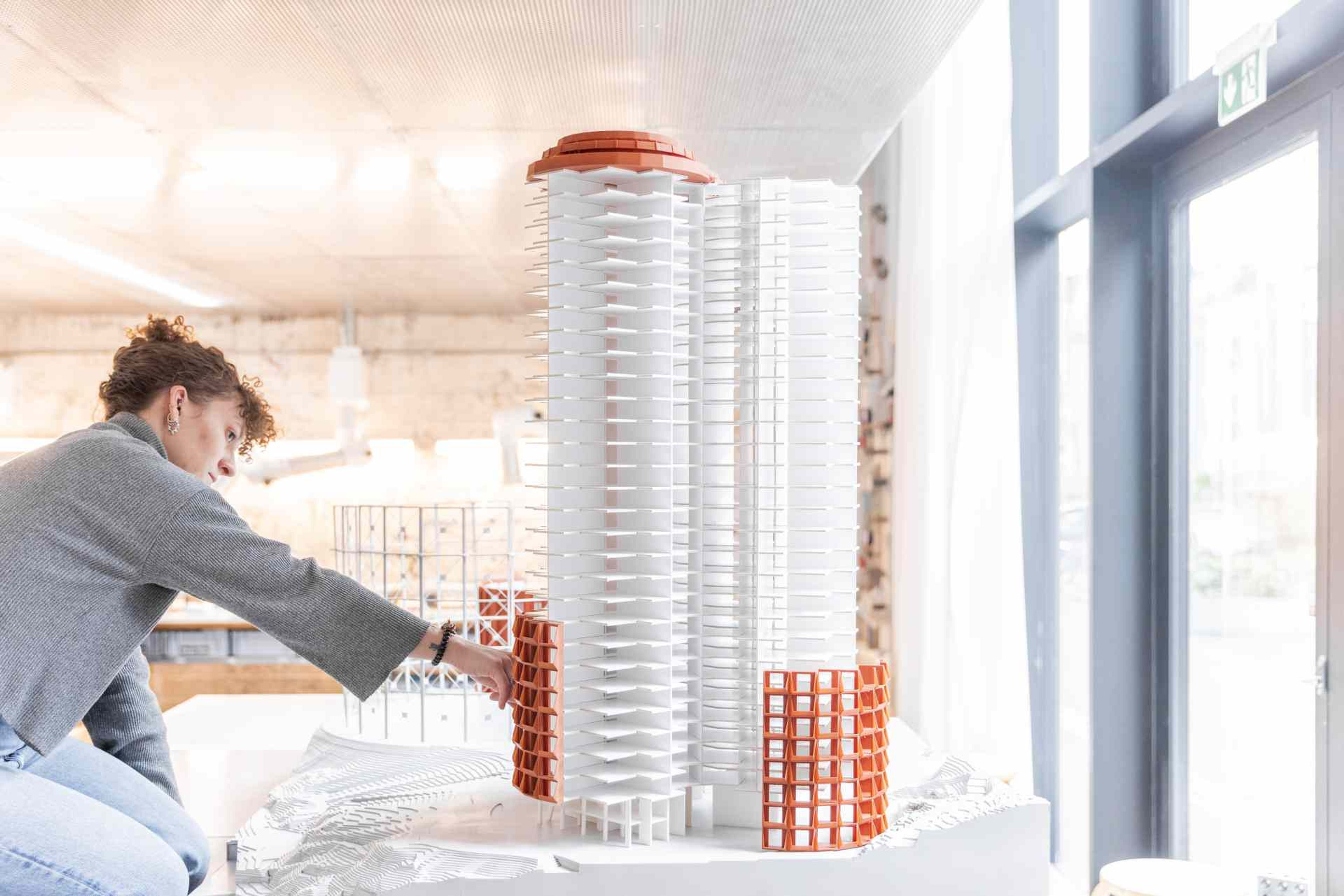 Arkitekter från Cobe arbetar med modellen för Stadsljus.