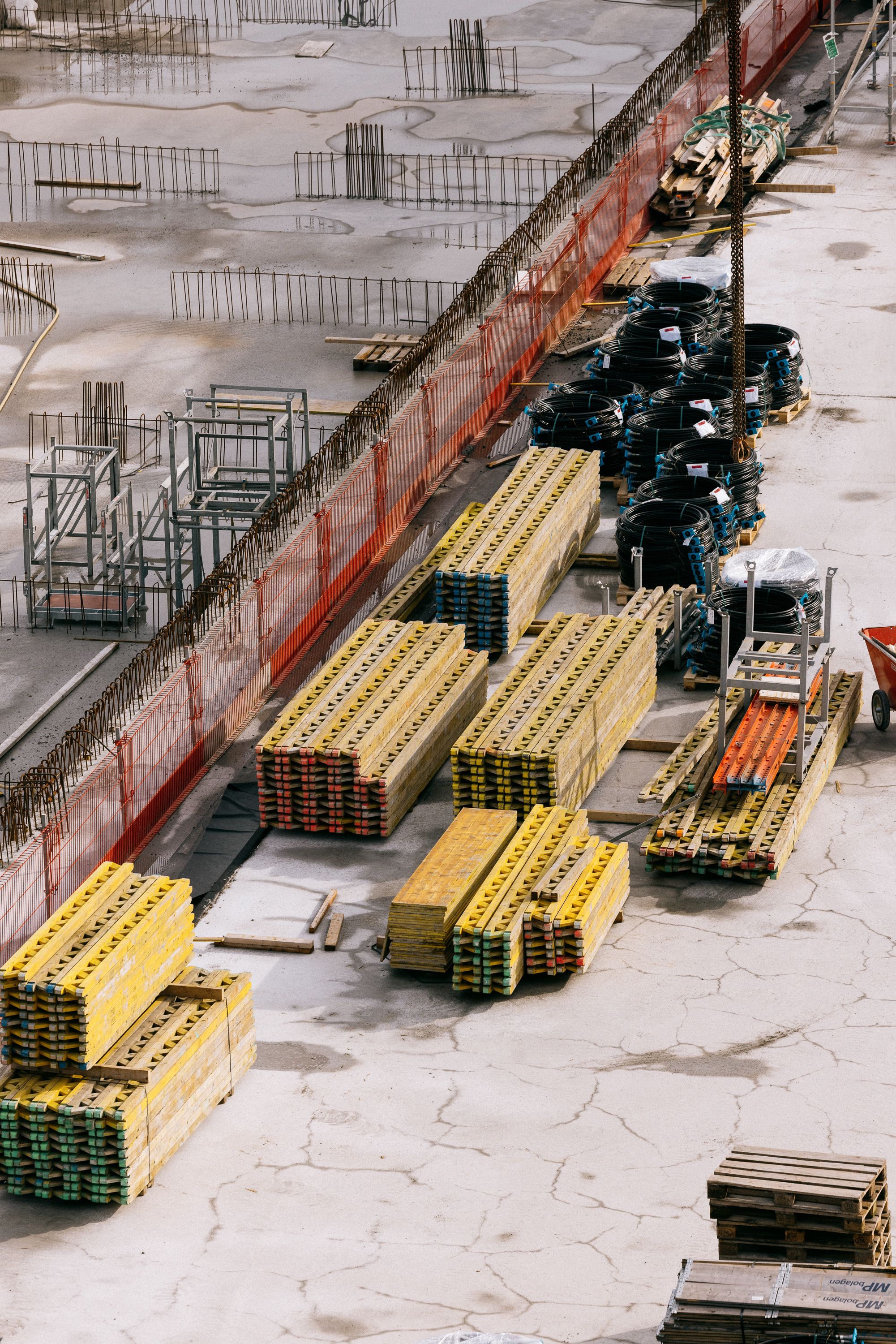 Foto av annleggsarbeid på Ulven