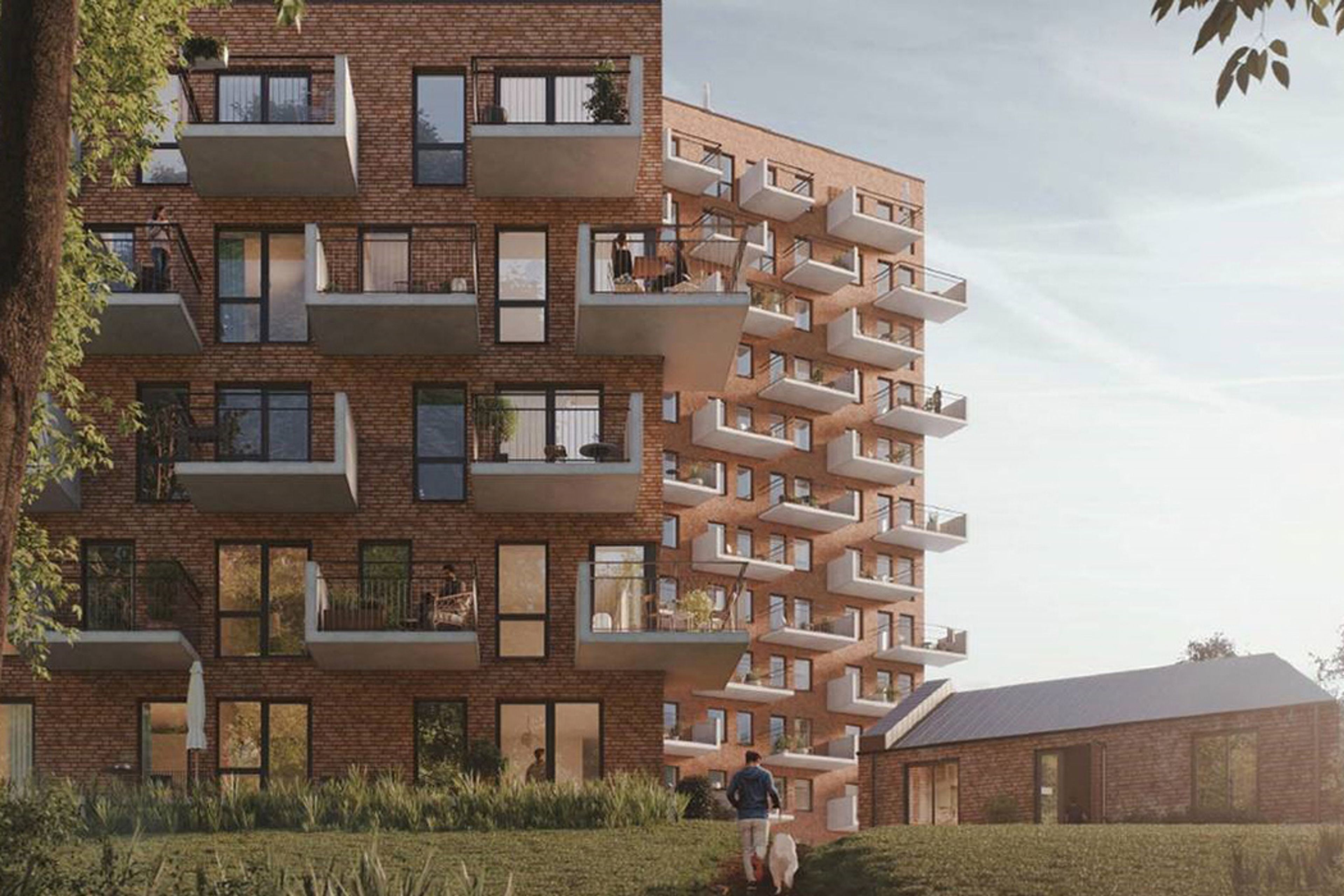 Illustrasjon av Fredensborg Kværnerhøyden.