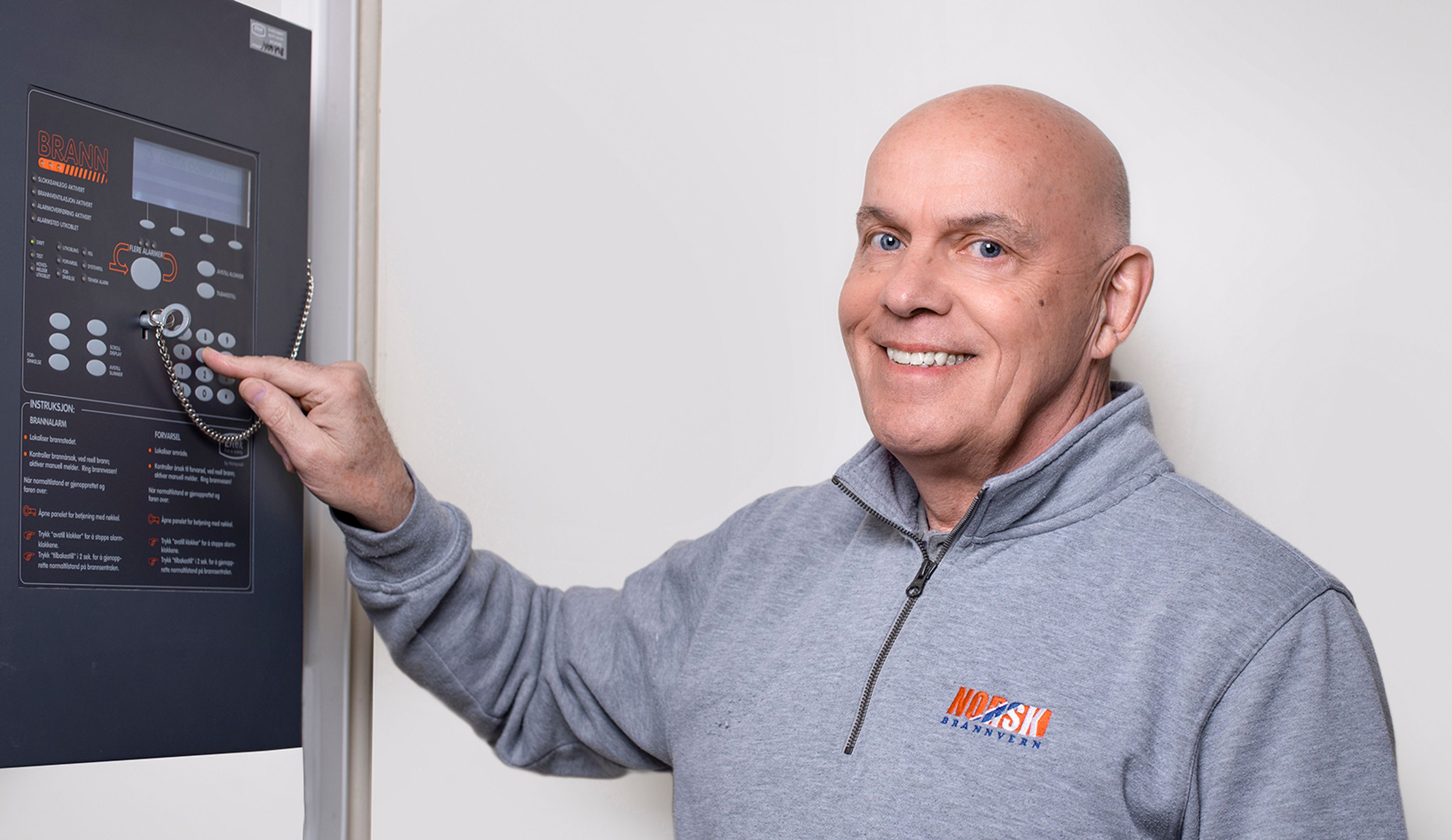 Brannrådgiver Geir i Norsk brannvern AS