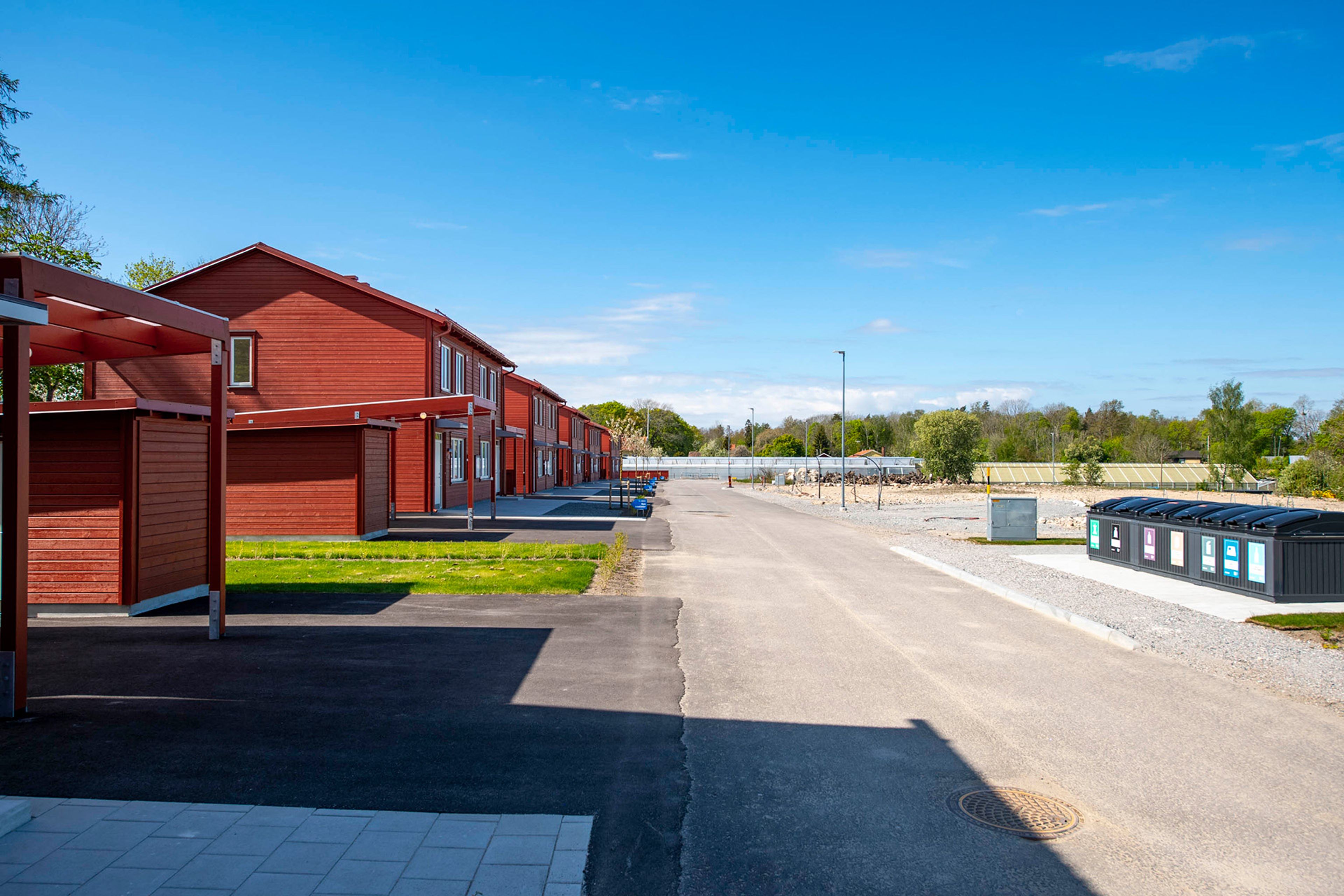 Gatuvy för Barkarö Hage