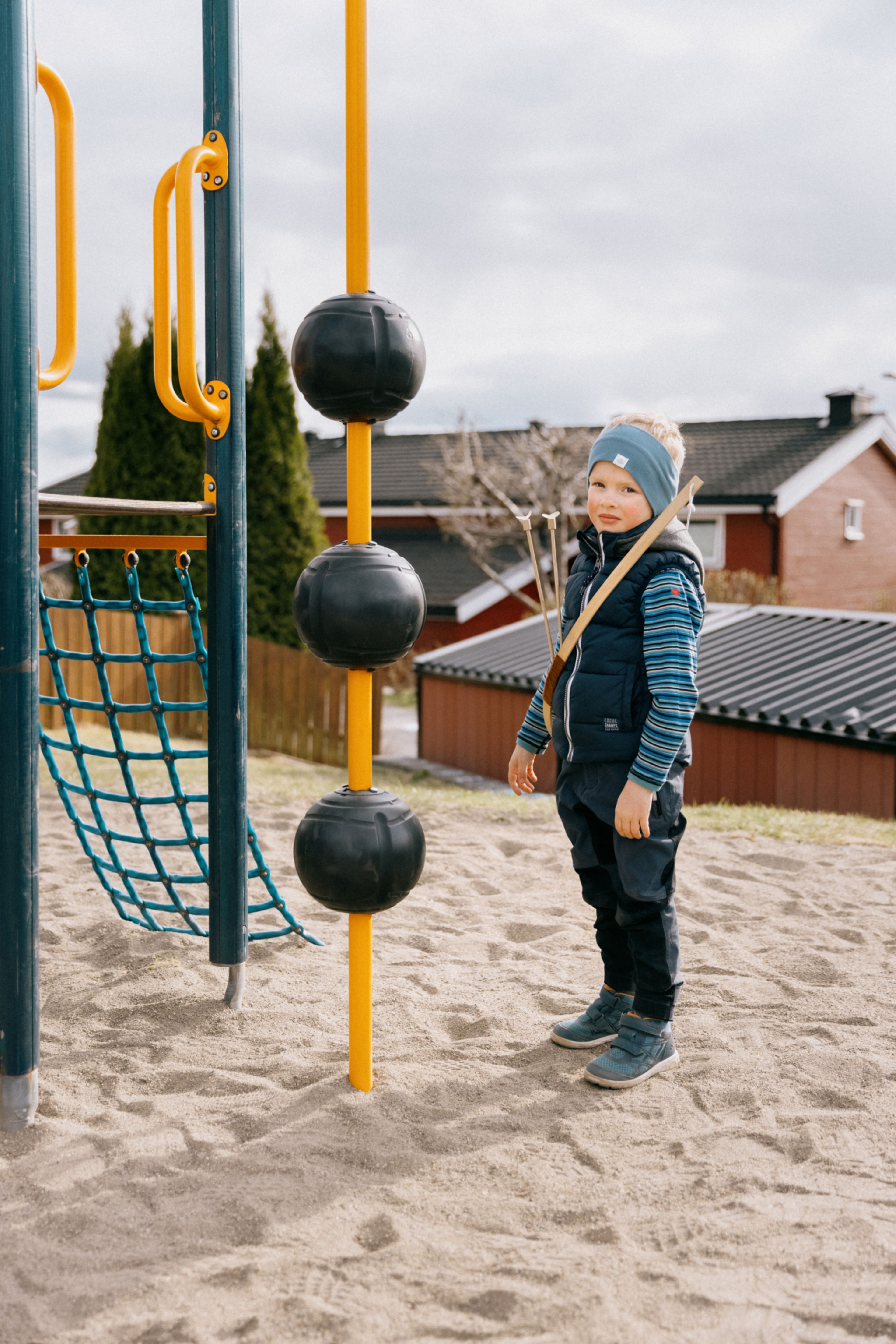 Foto av Olav Gabrielsen Brovold på lekeplassen