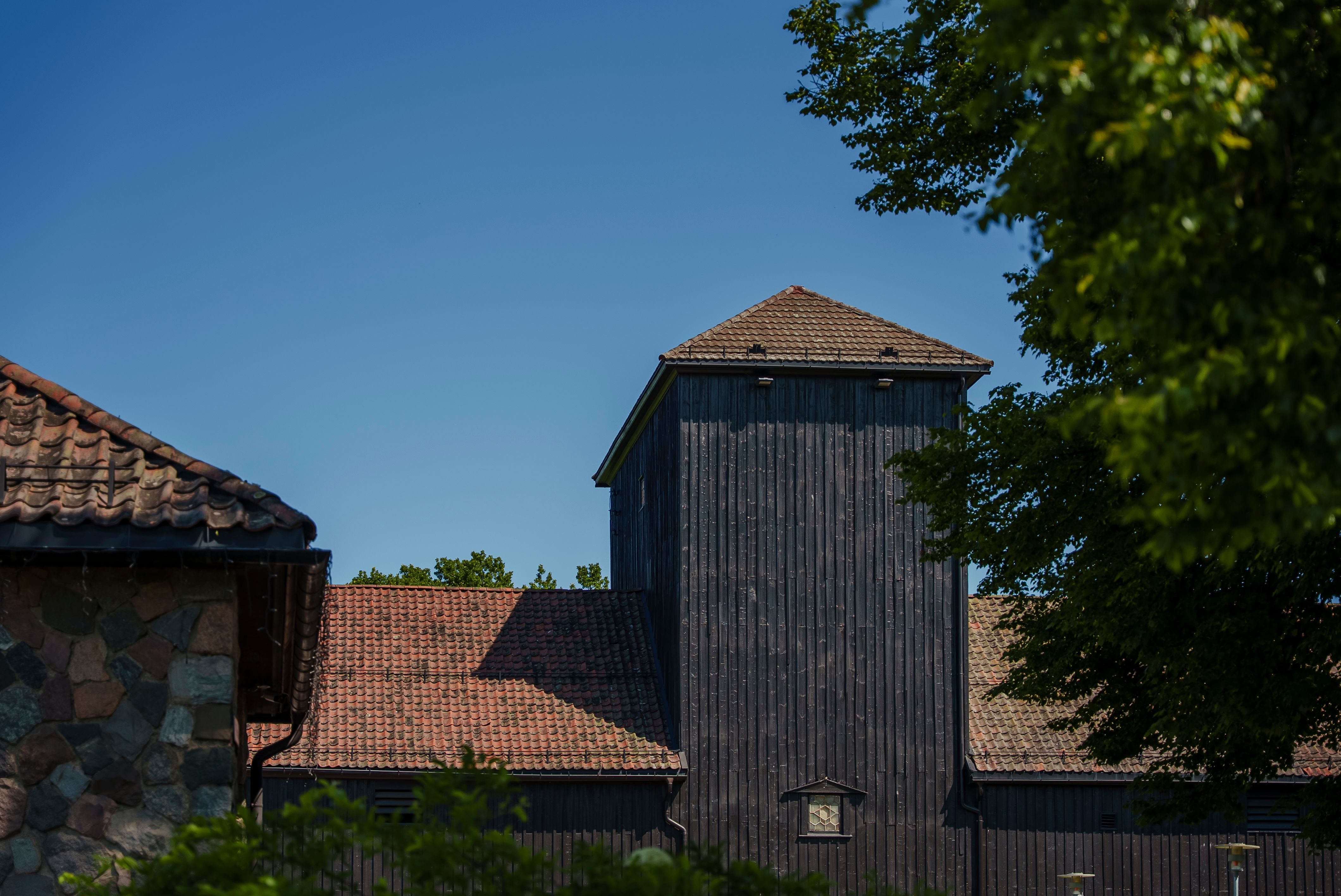 Den historiske låven på Oksenøya bruk