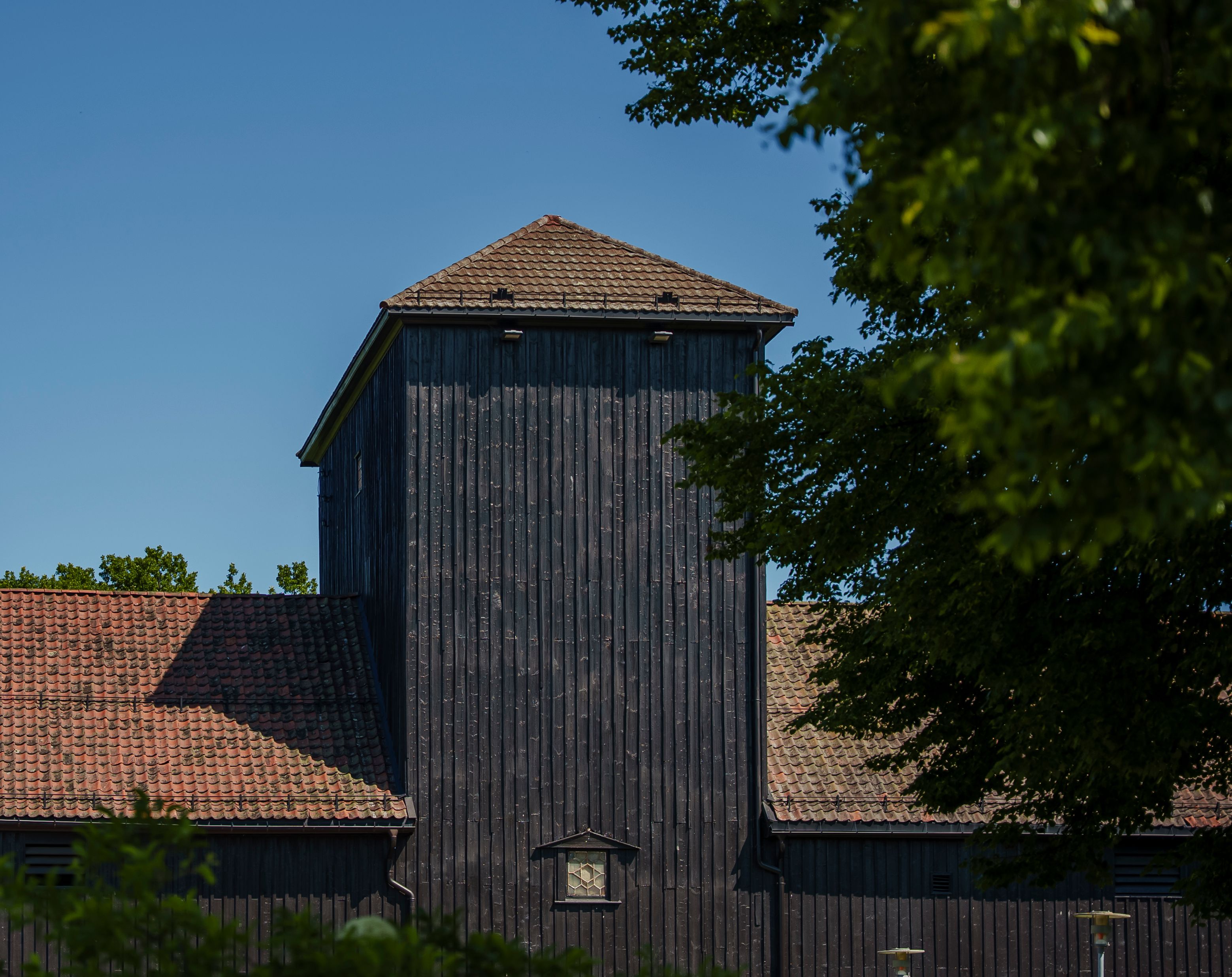 Den historiske låven på Oksenøya bruk