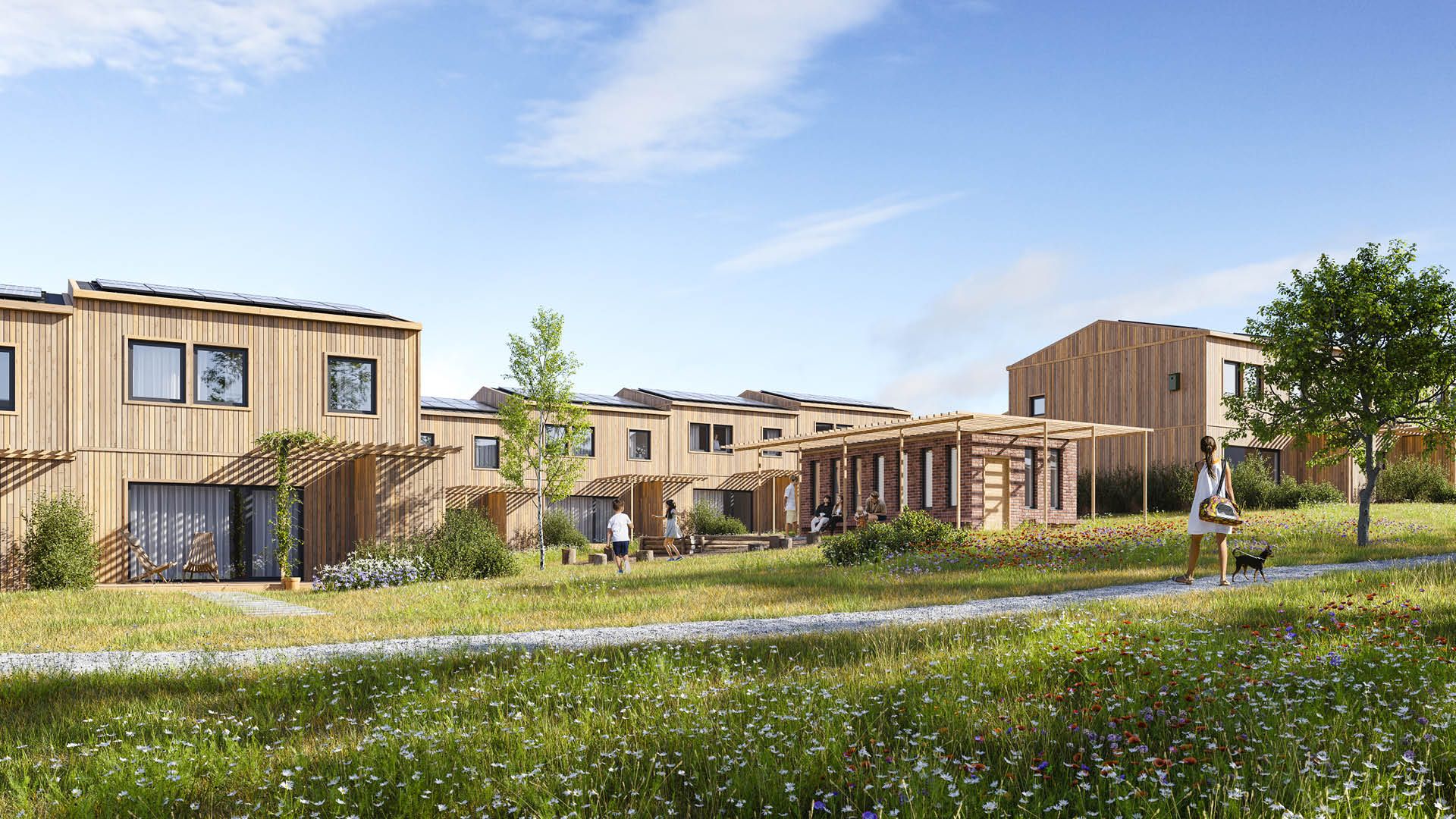 radhus i lummig miljö