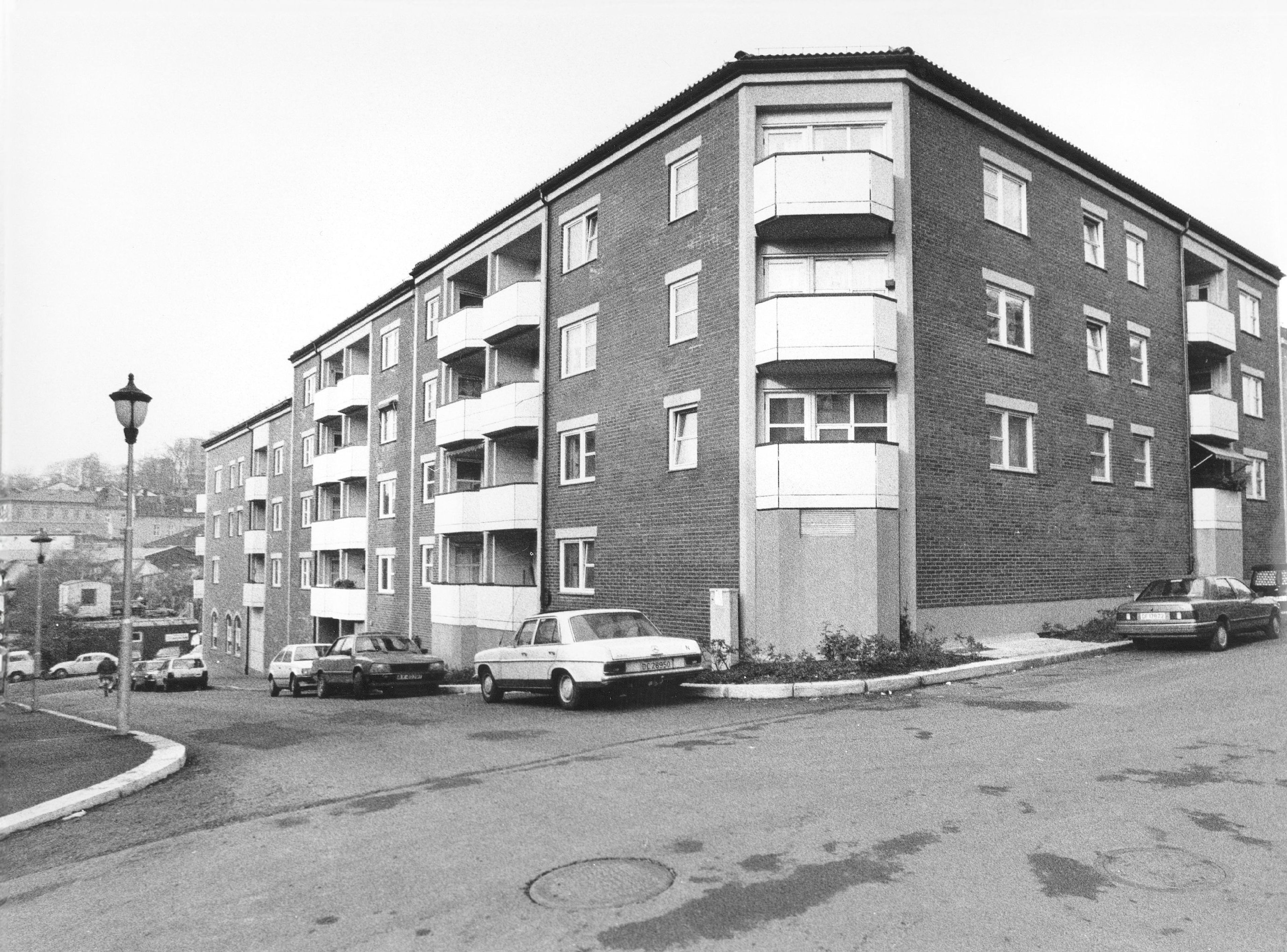 Historisk bilde av borettslaget i Stolmakergata.