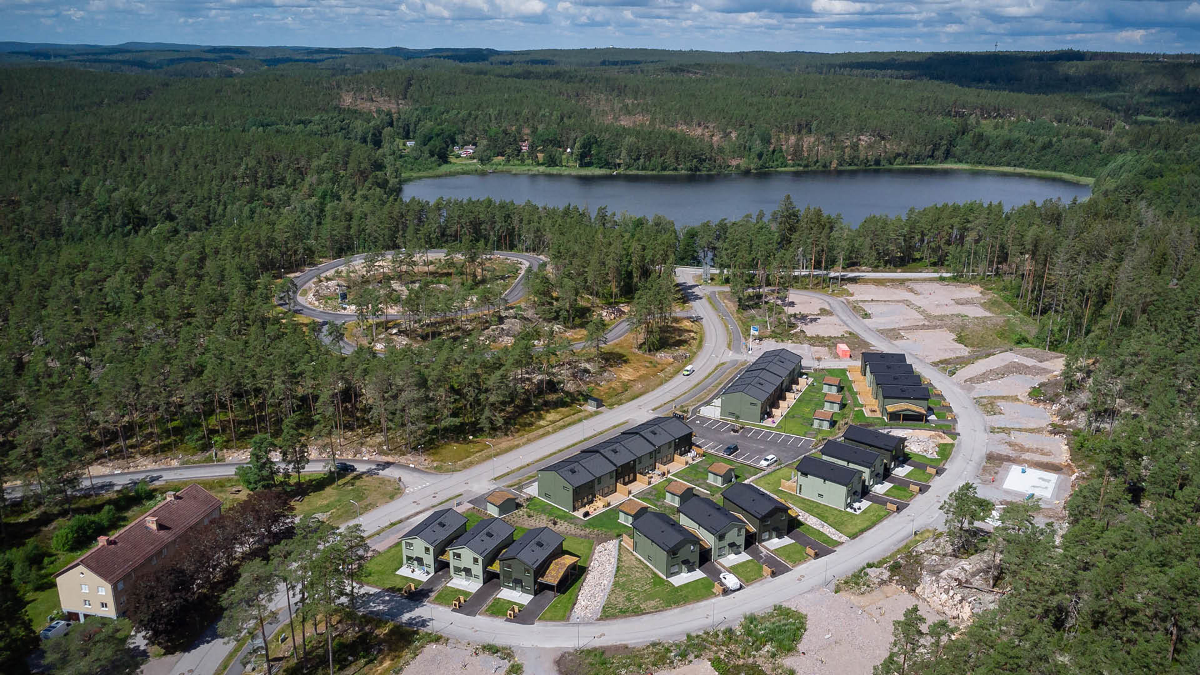 Två minuters promenad till Torsjön