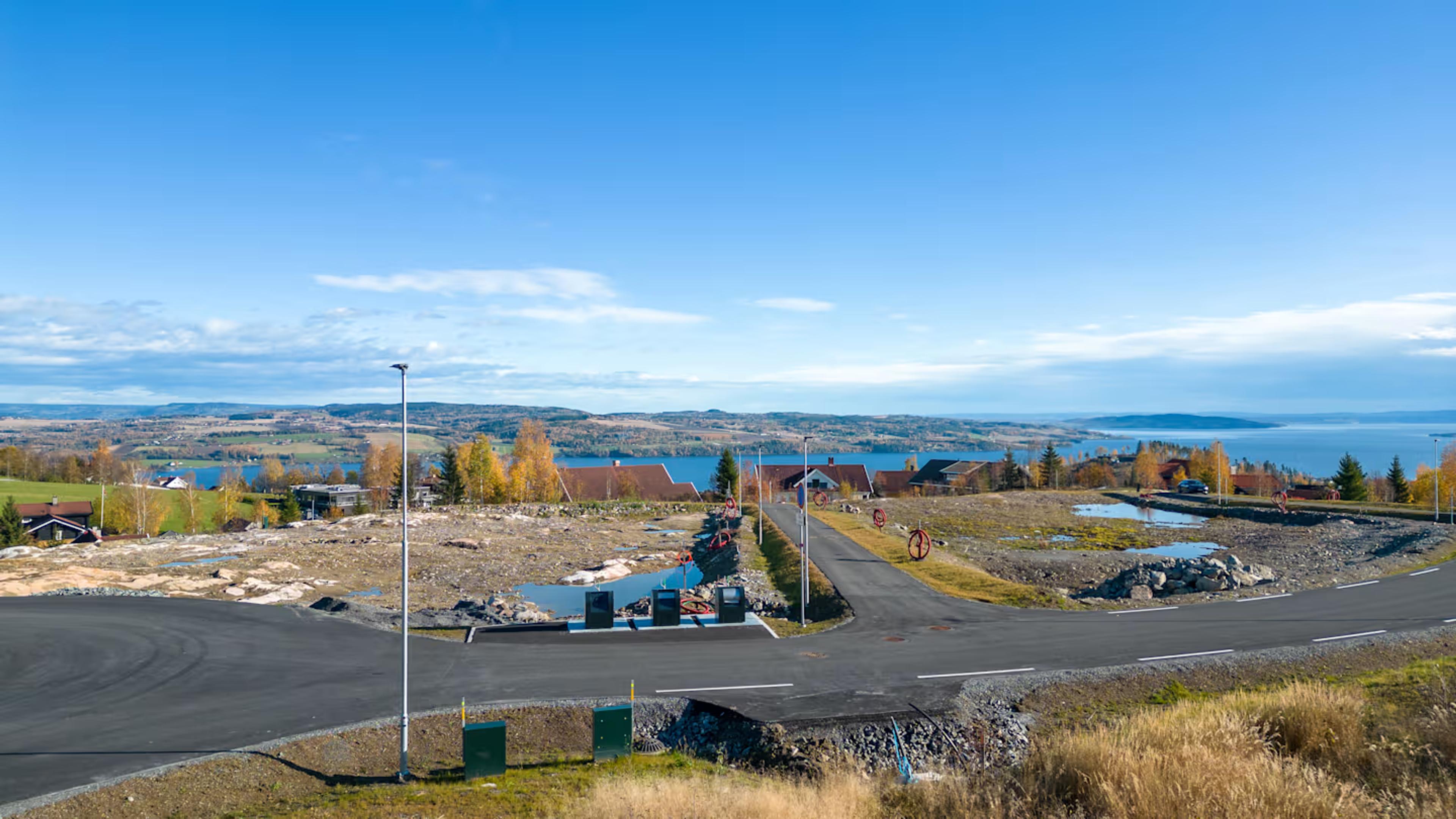 Bilde fra tomt 4, tatt 19.10.2023.

