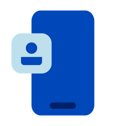 Illustration av en mobiltelefon