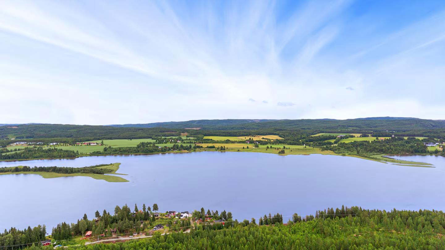 Utsikt mot Vingersjøen.