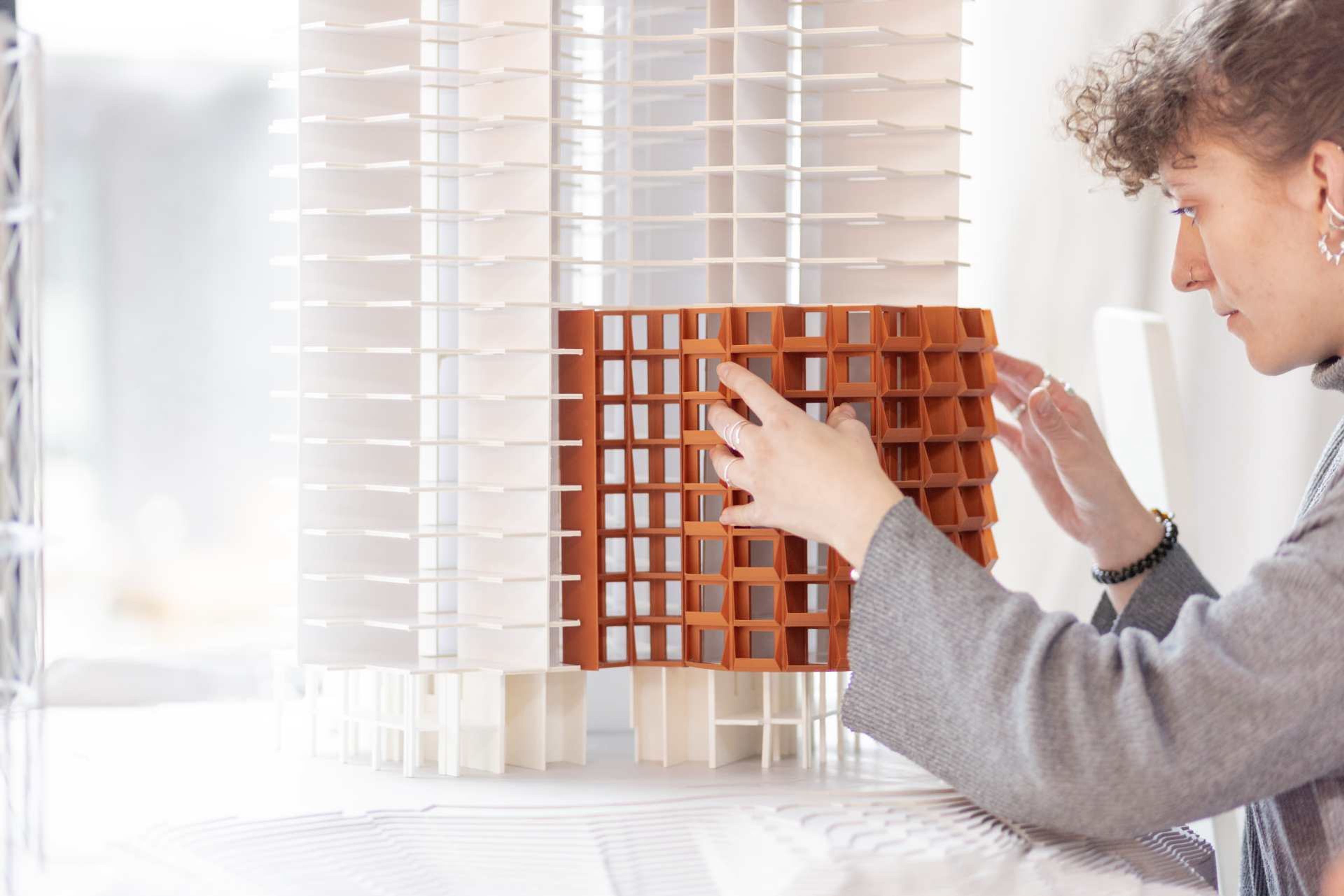 Arkitekter från Cobe arbetar med modellen för Stadsljus.