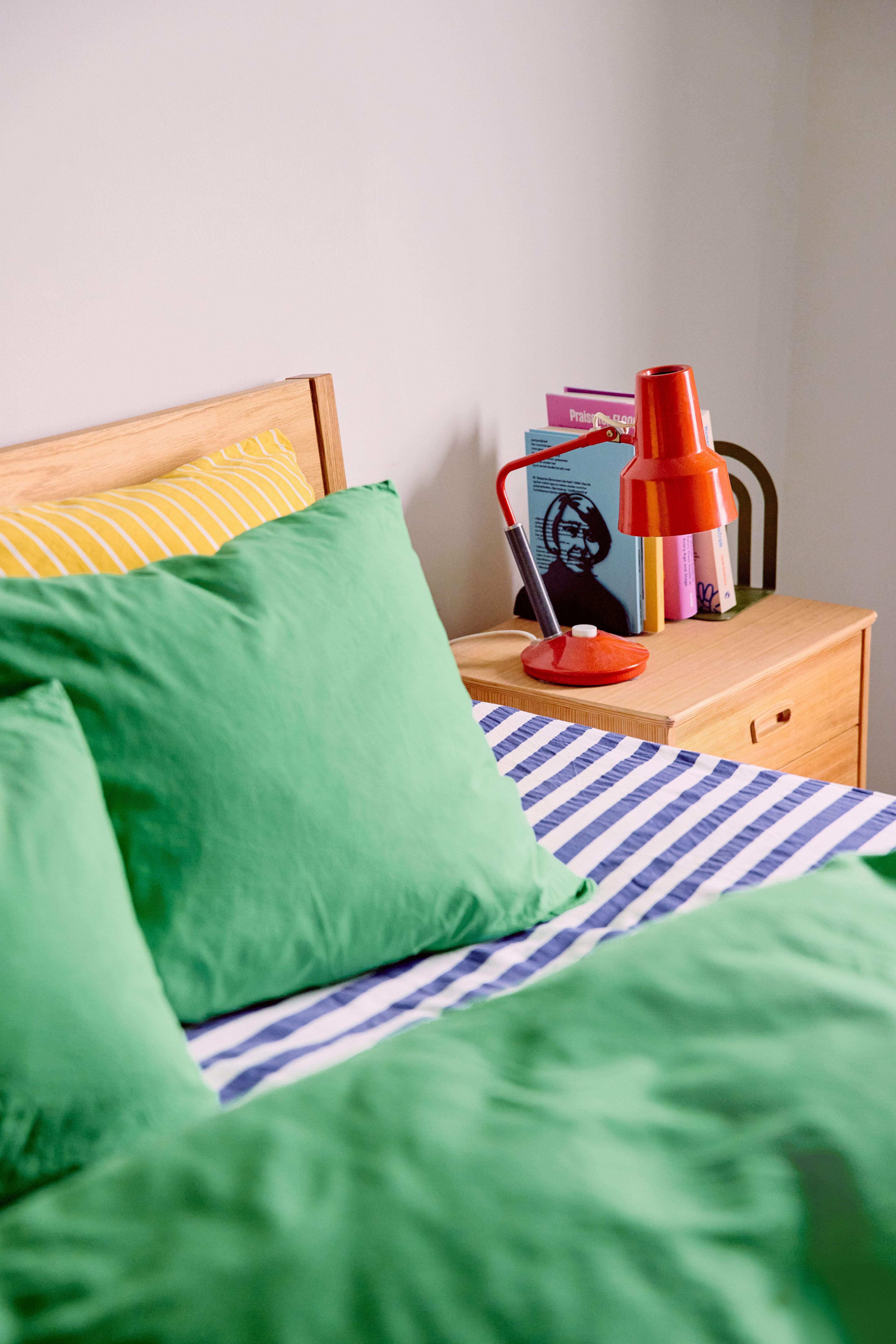 Detaljbilde fra soverommet.