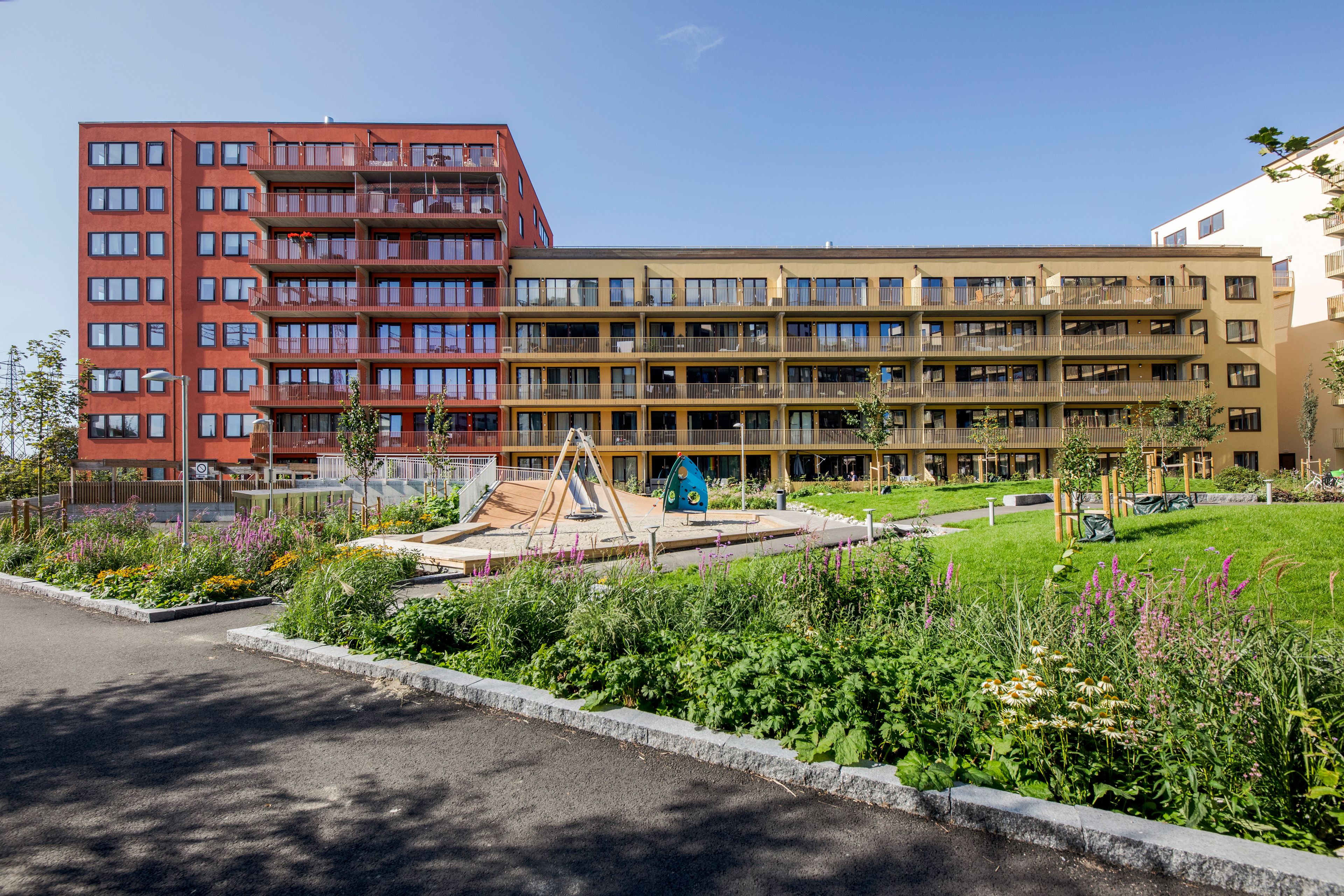 Foto av et boligprosjekt på Ulven i Oslo.