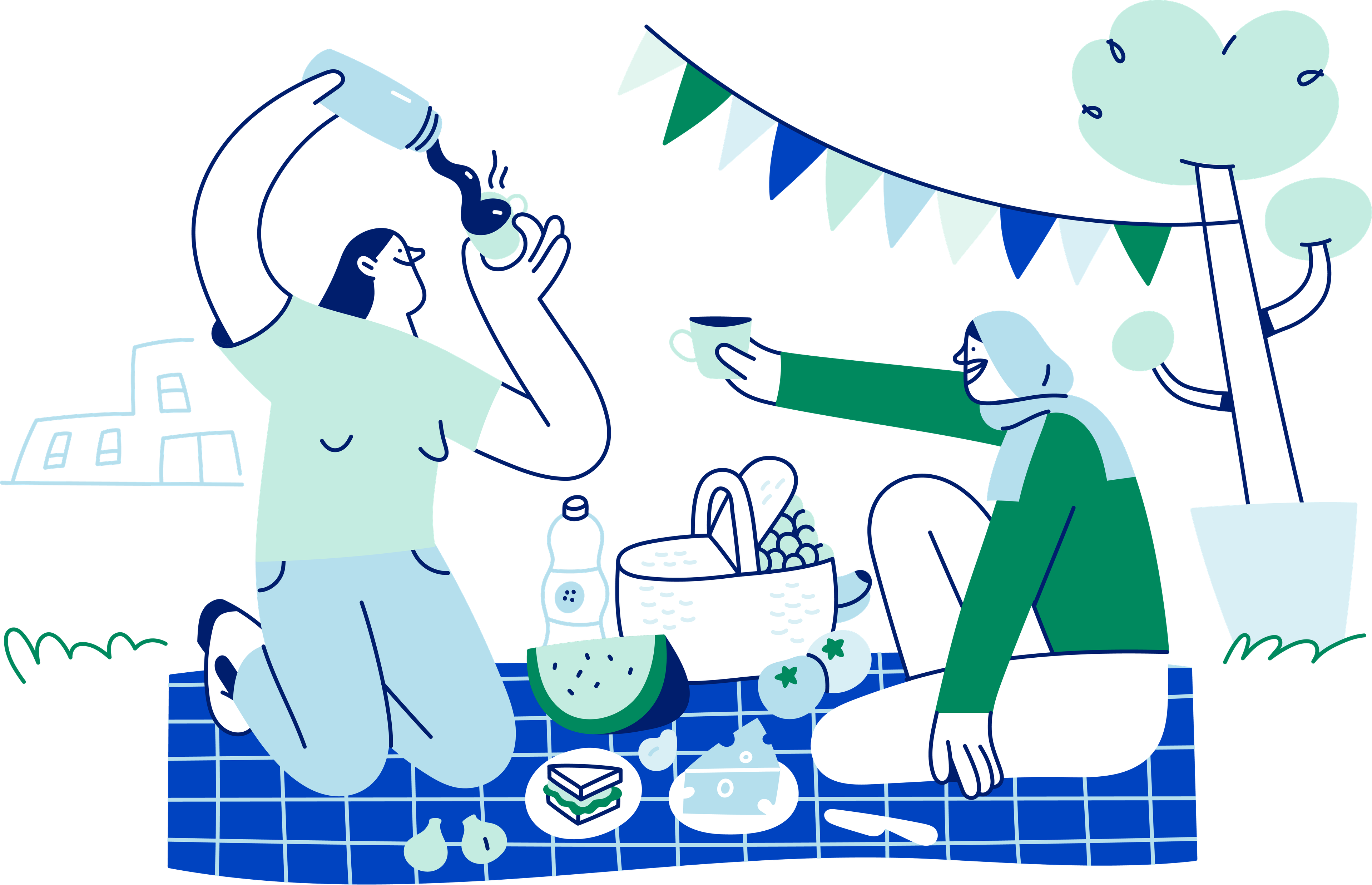 Illustration piknik