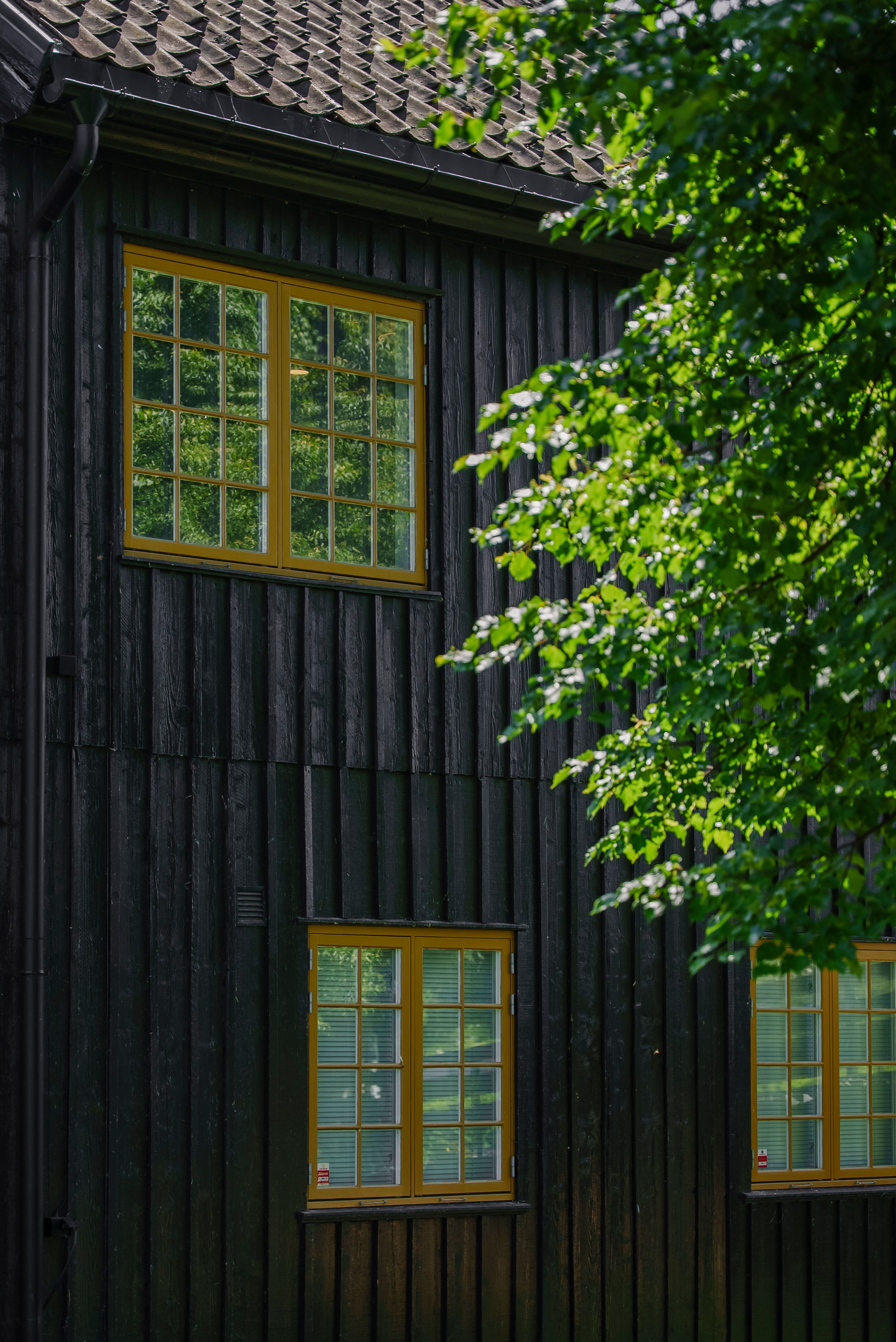 Detalj fra den historiske låven på Oksenøya bruk.