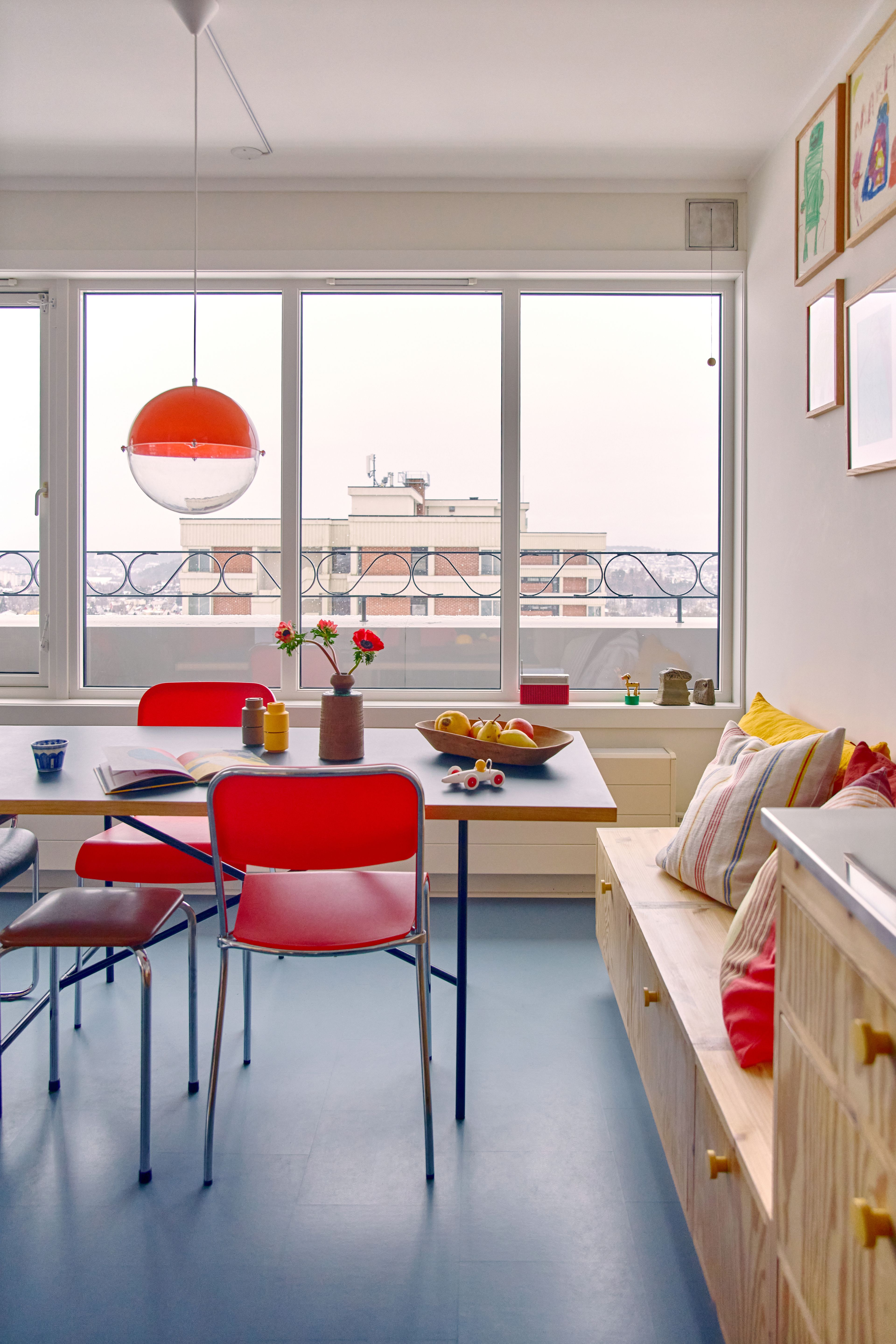 Bilde fra kjøkkenet.