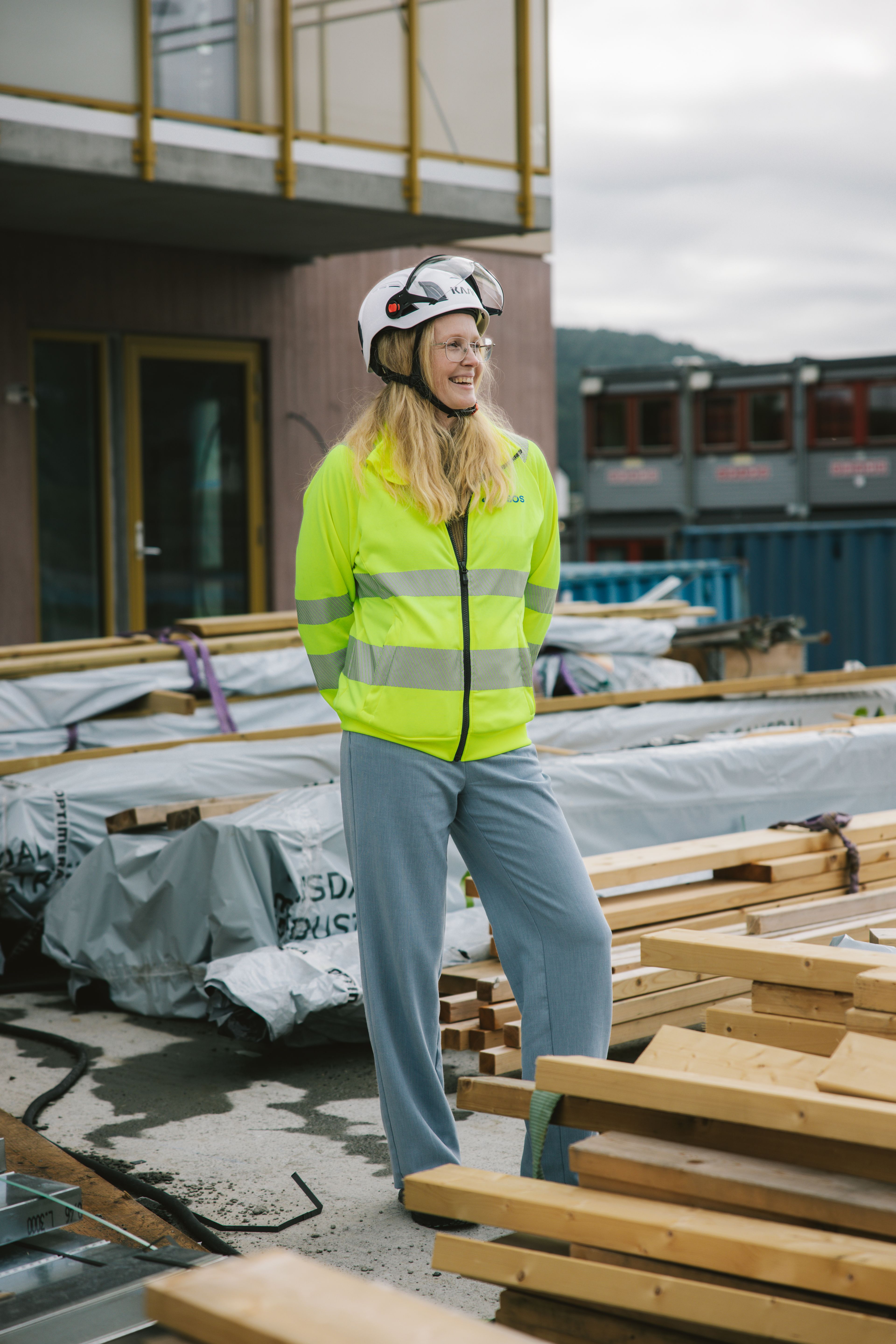 Et portrettbilde av Marthe Flem Honningdalnes som er prosjektleder i OBOS.