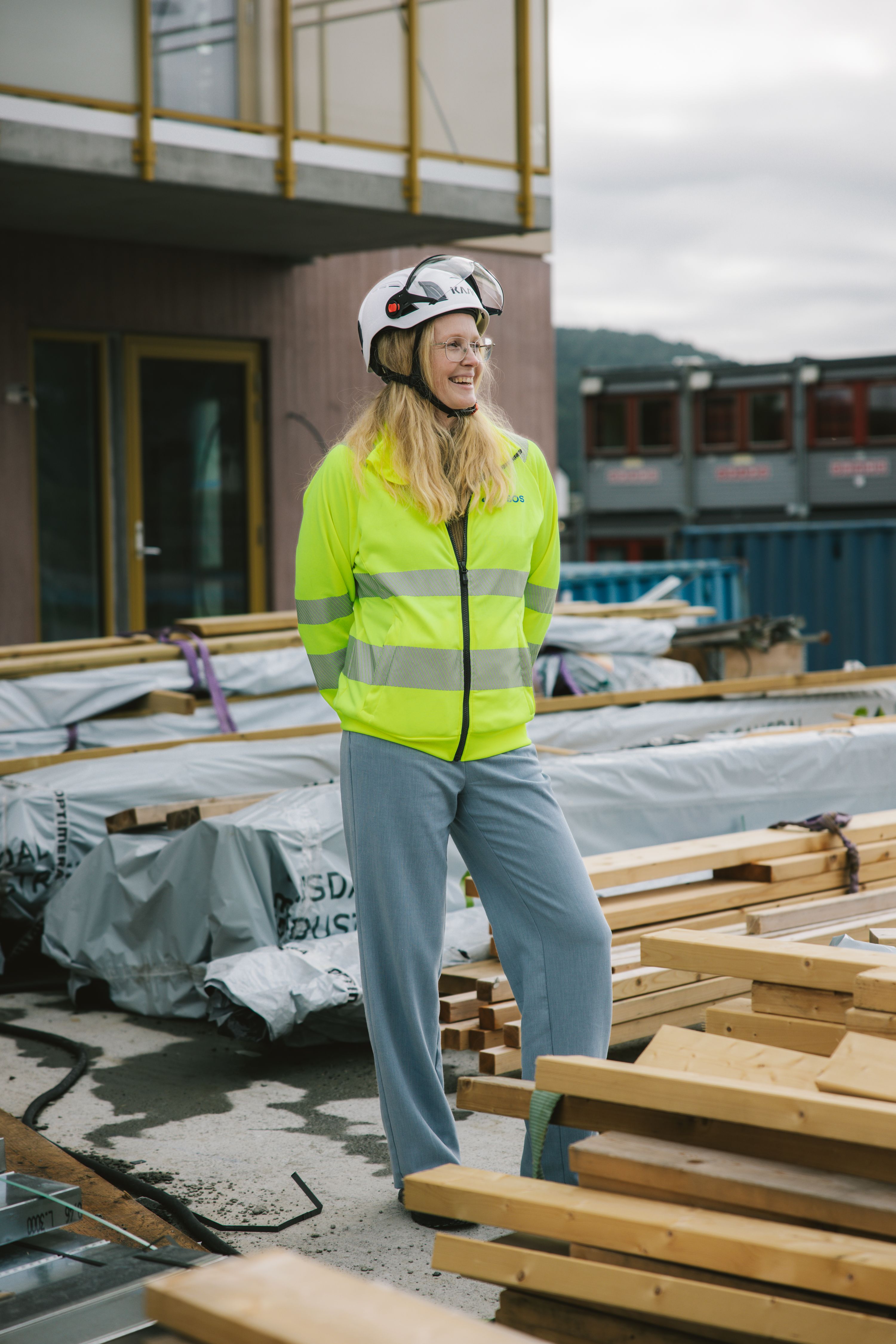 Et portrettbilde av Marthe Flem Honningdalnes som er prosjektleder i OBOS.