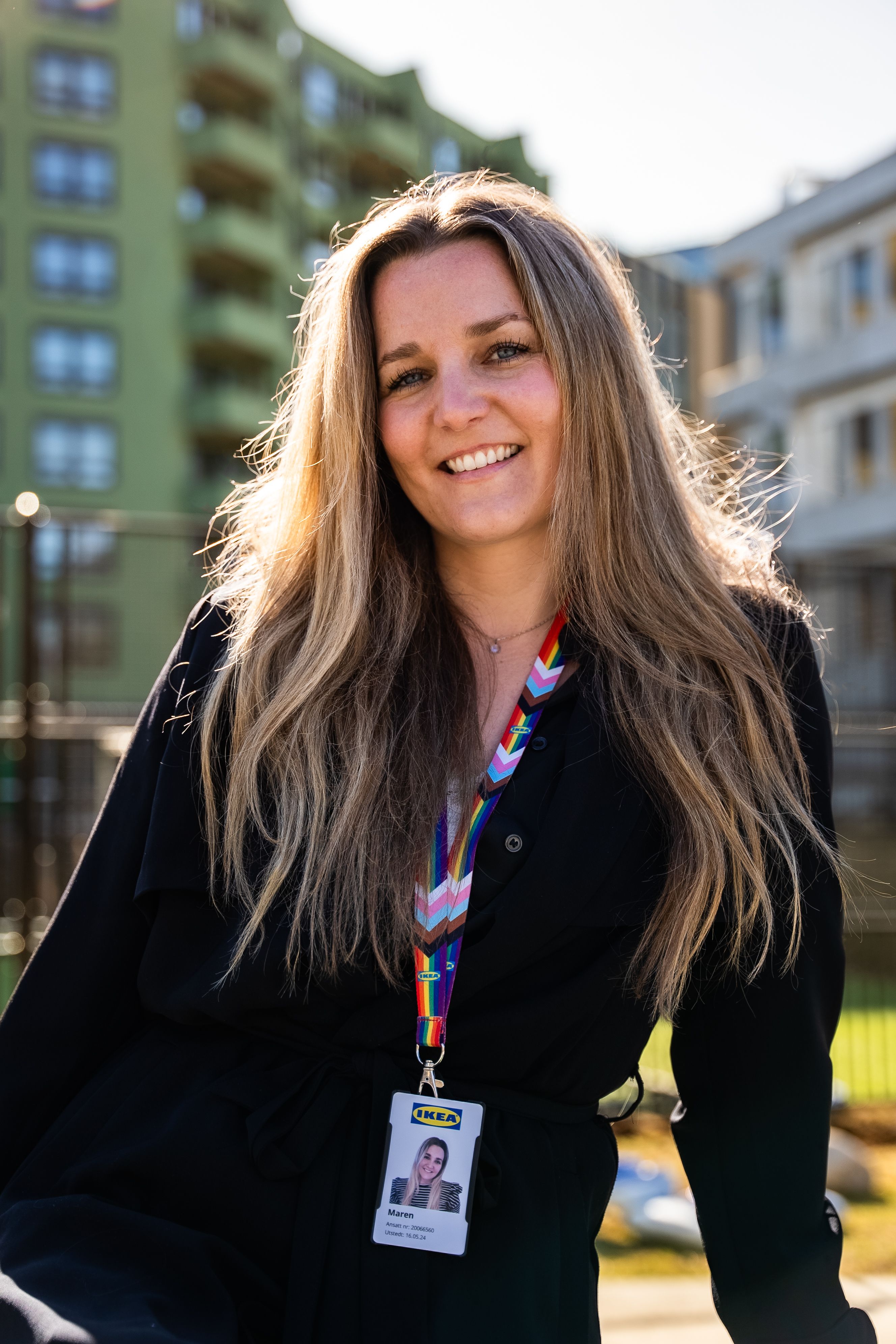 IKEAs Maren Bratland utenfor Ulvenplassen.