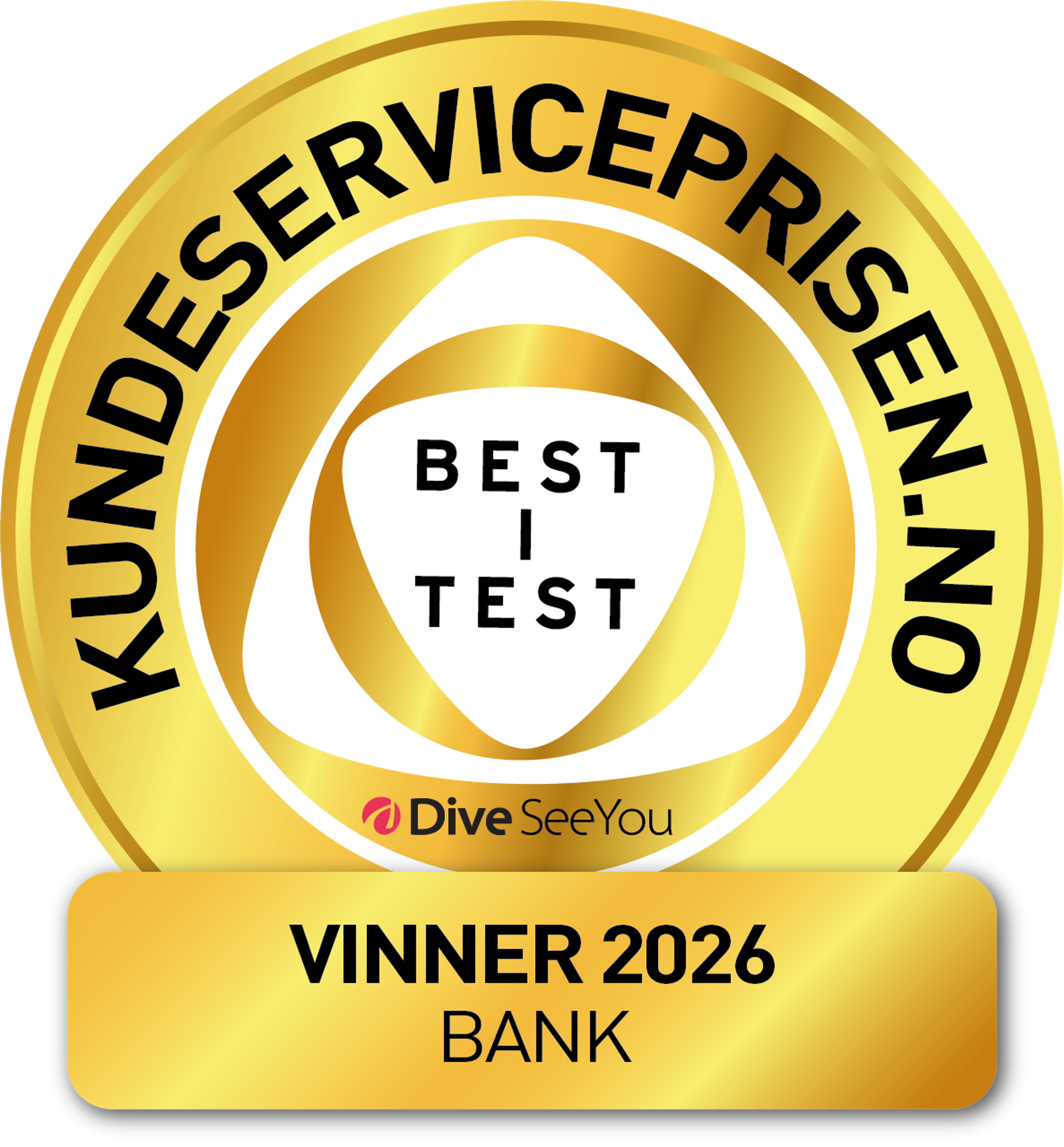 Kundeserviceprisen 2026 - Vinner i bankklassen