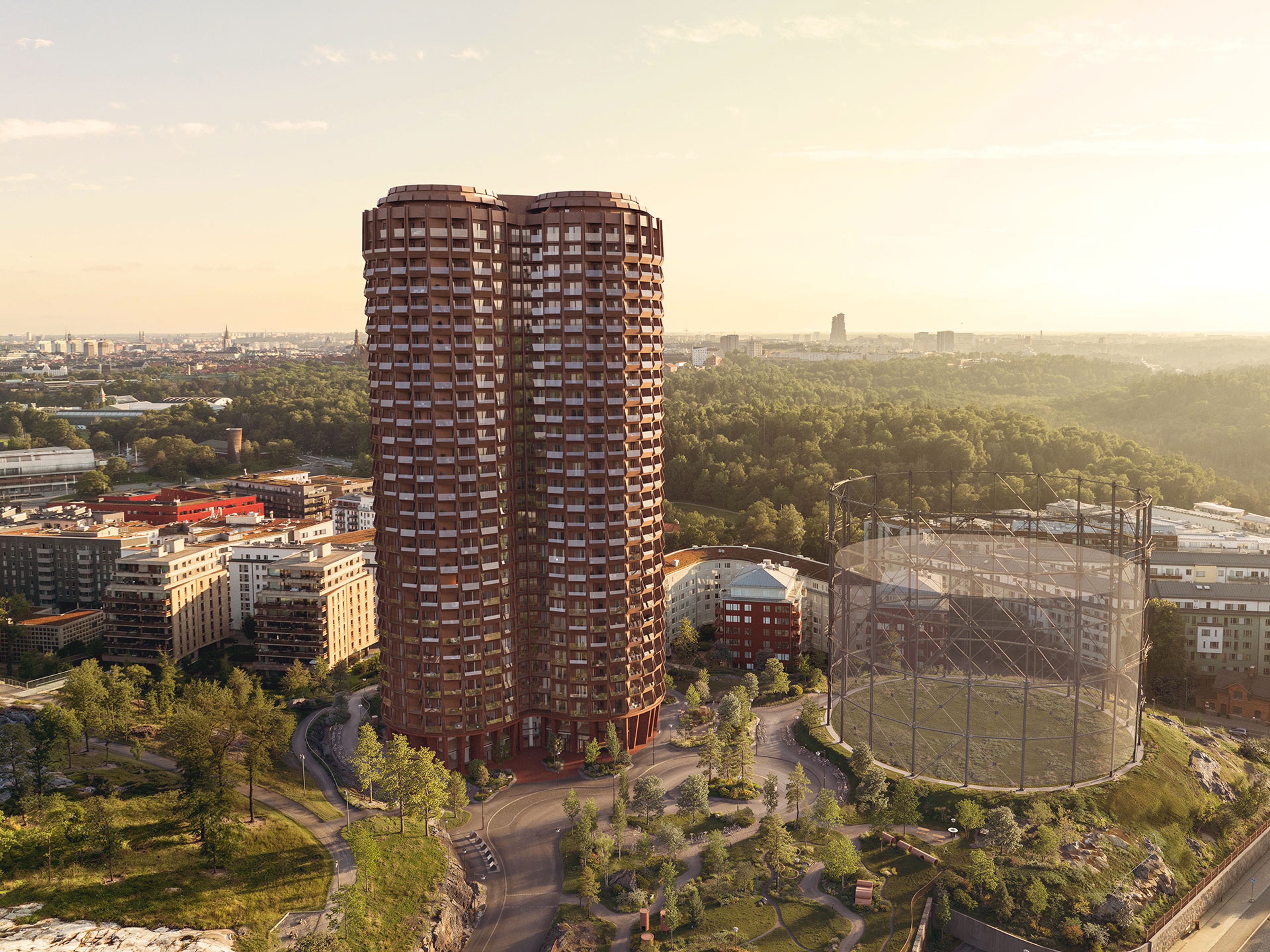 Visionsbild över Stadsljus i Norra Djurgårdsstaden