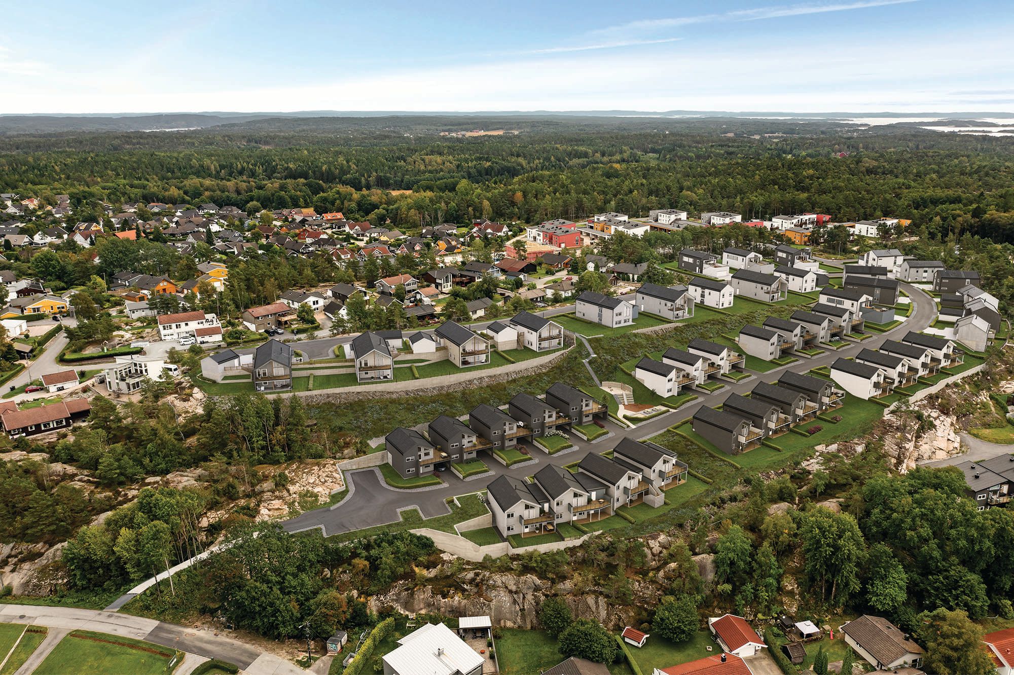 Oversiktsillustrasjon av området på Begbyåsen Tyritoppen