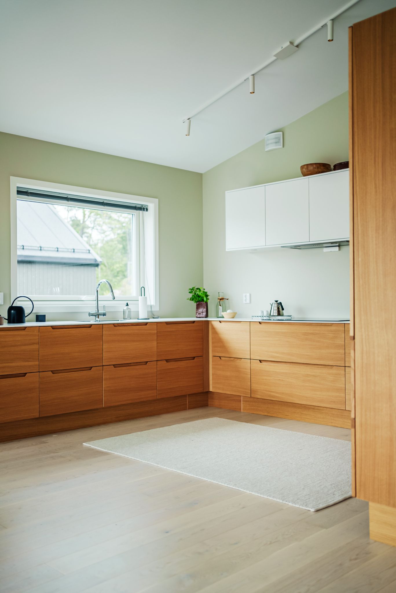 Deler av kjøkkenet i huset på Solkollen.